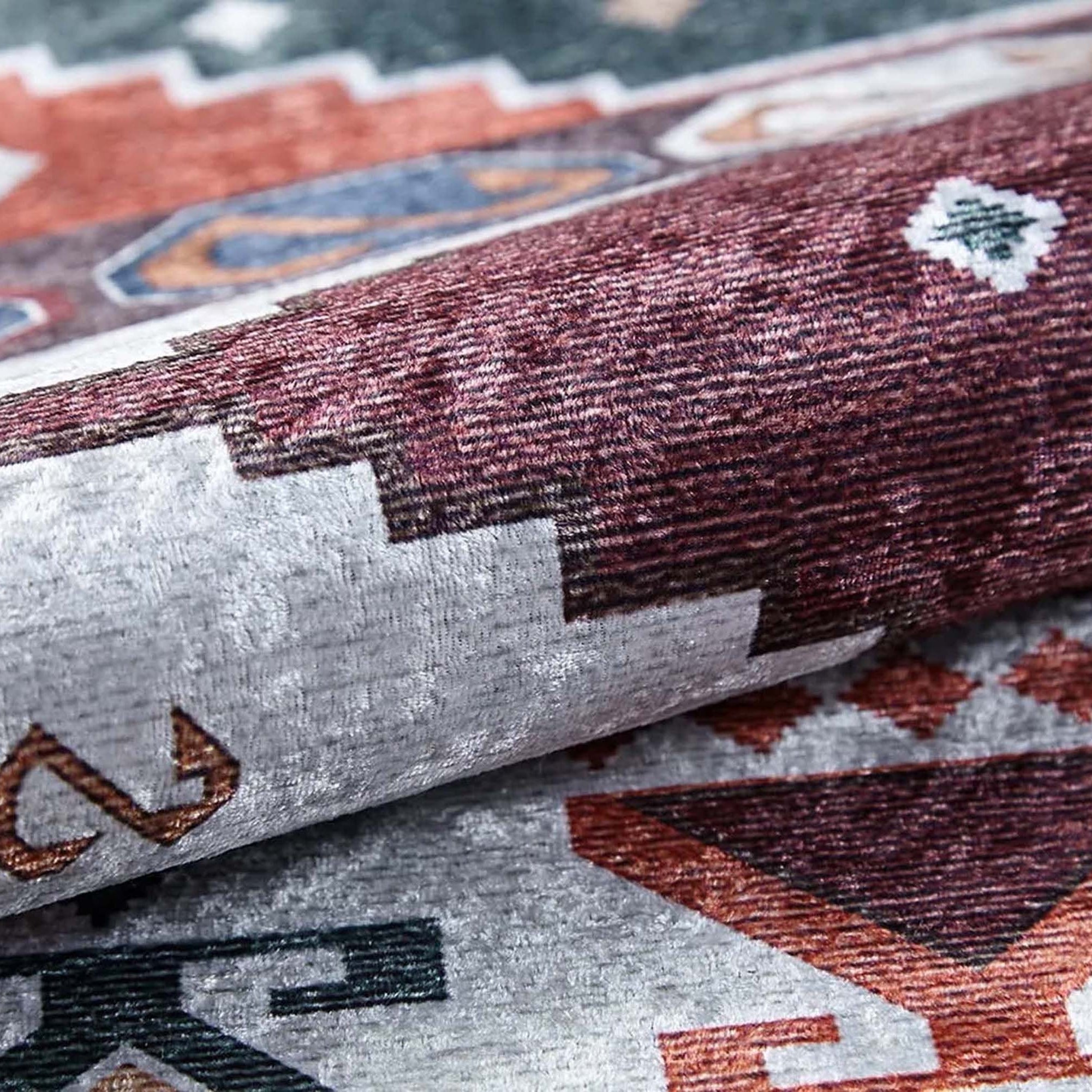 Parda Turkish Kilim Colorful Rug