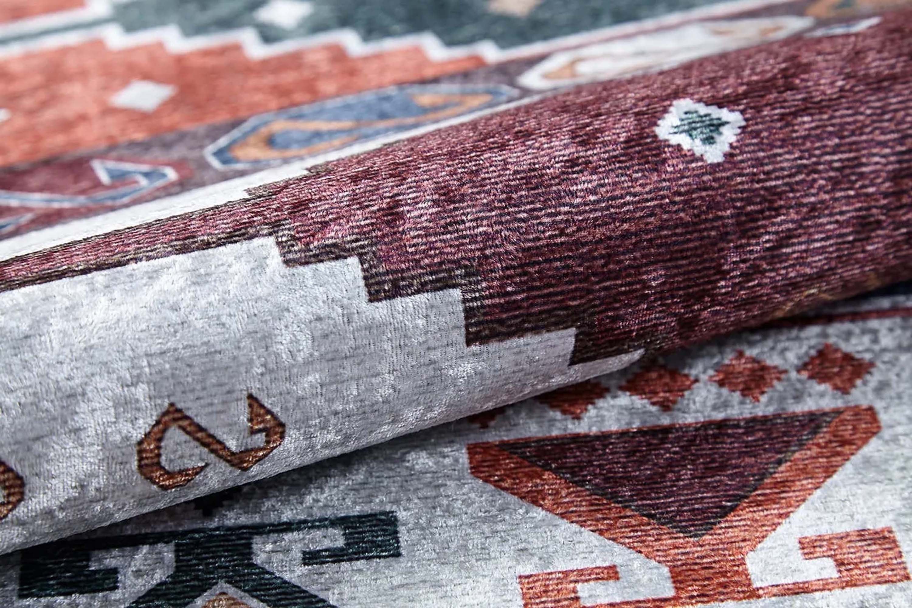 Parda Turkish Kilim Colorful Rug