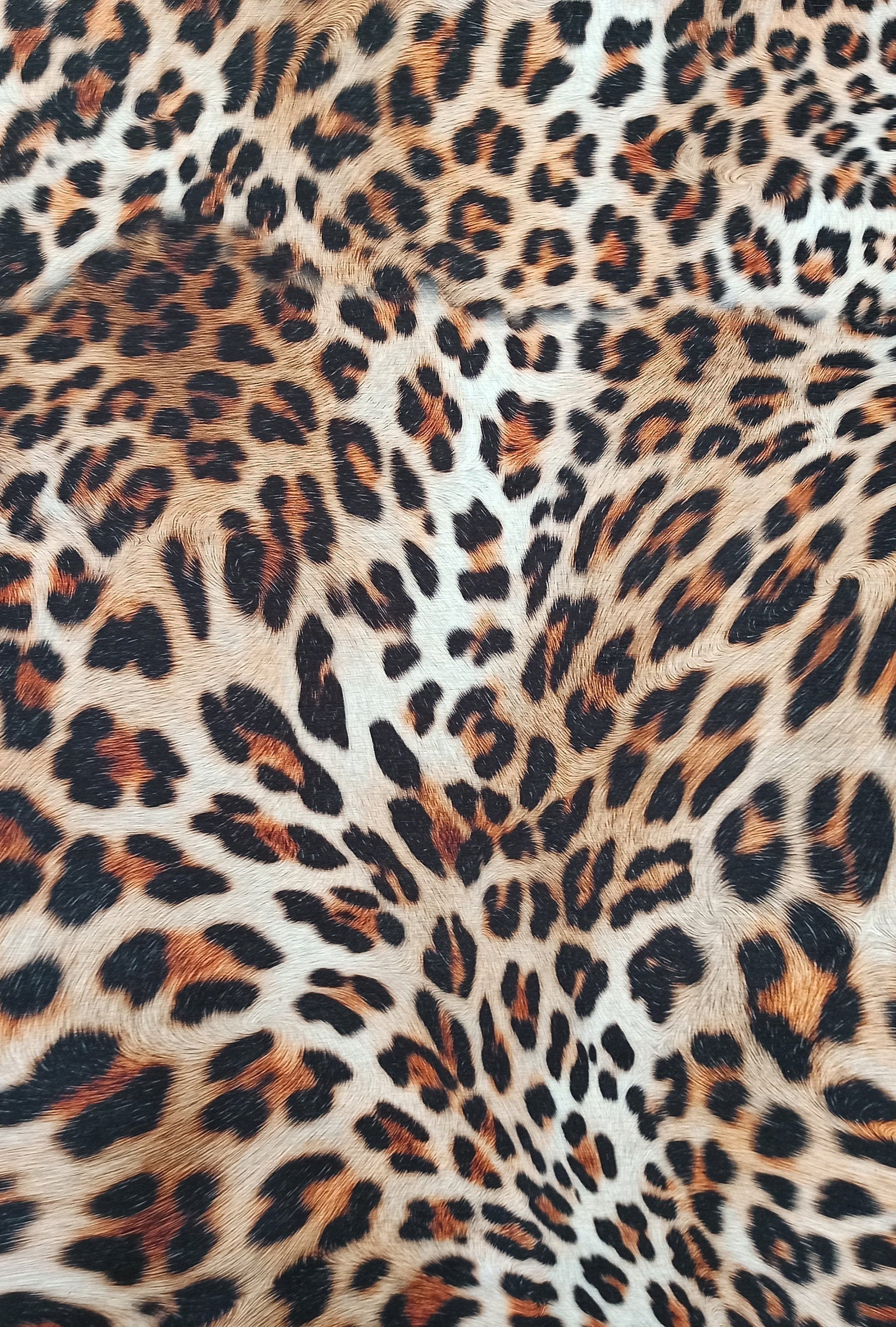 Pars Leopard Leather Pattern Modern Rug