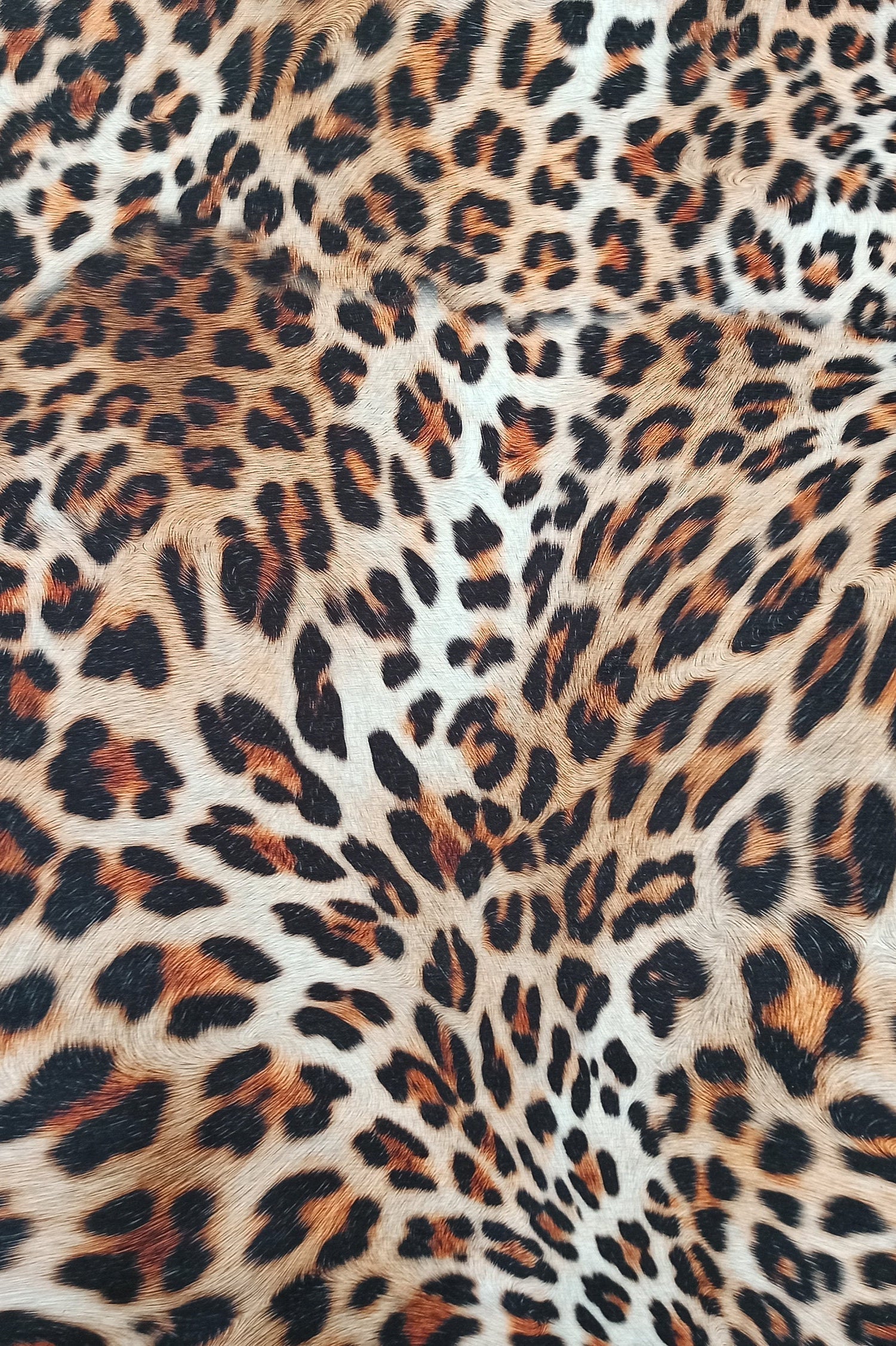Pars Leopard Leather Pattern Modern Rug