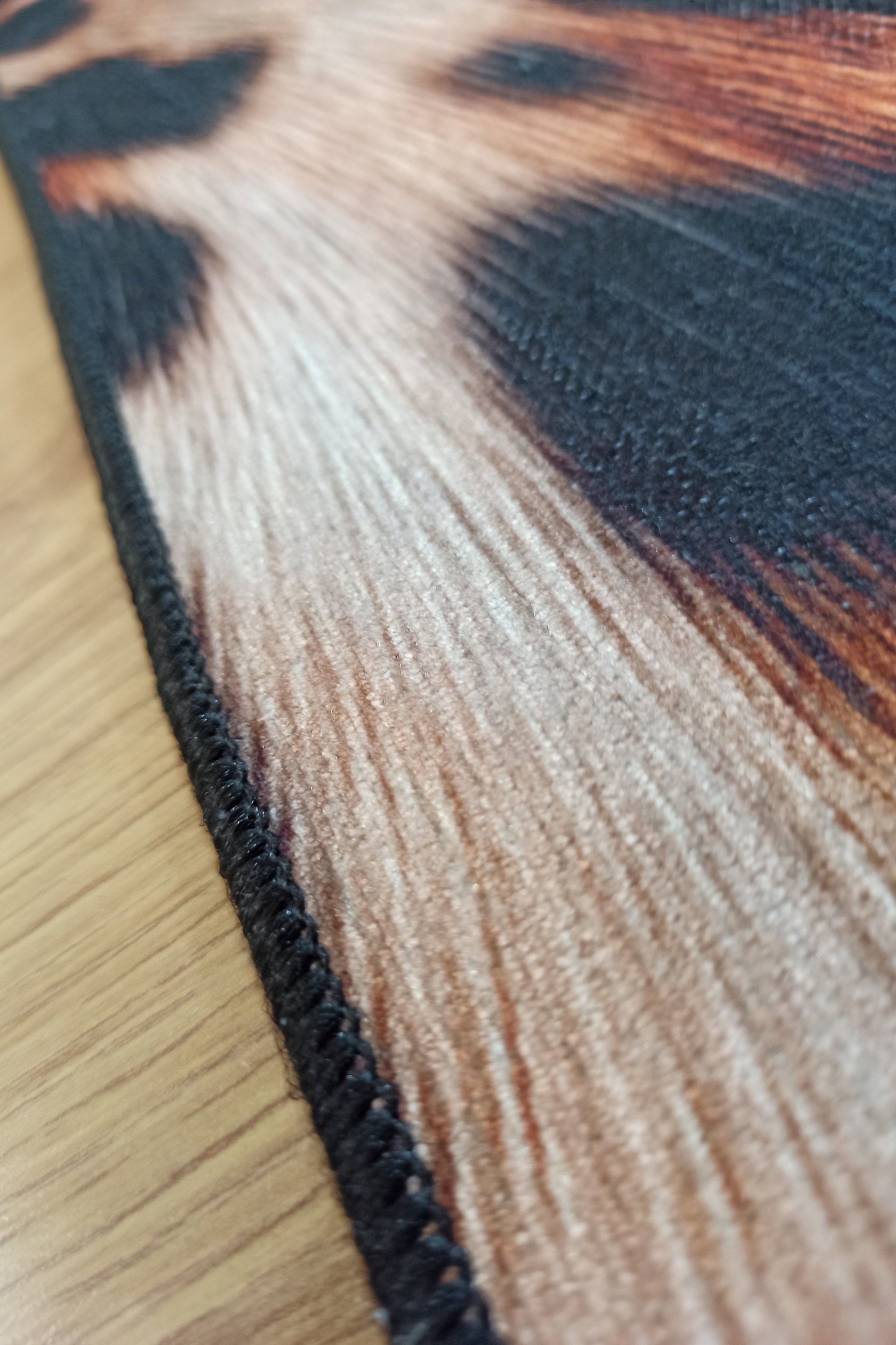 Pars Leopard Leather Pattern Modern Rug