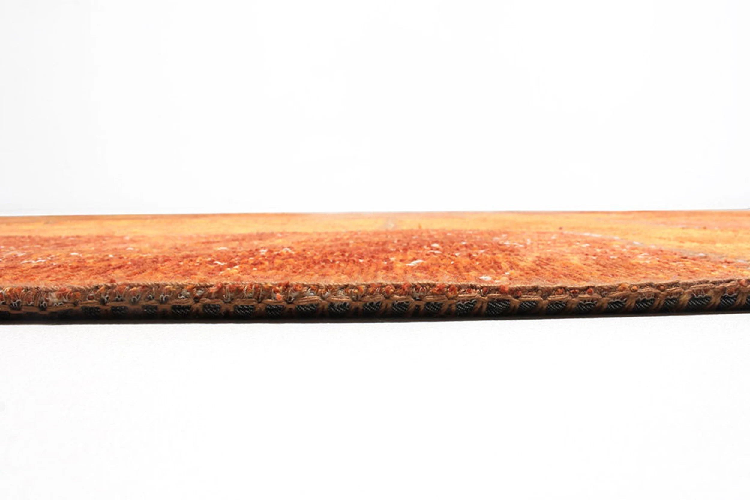 Elvira Patchwork Orange Distressed Turkish Rug