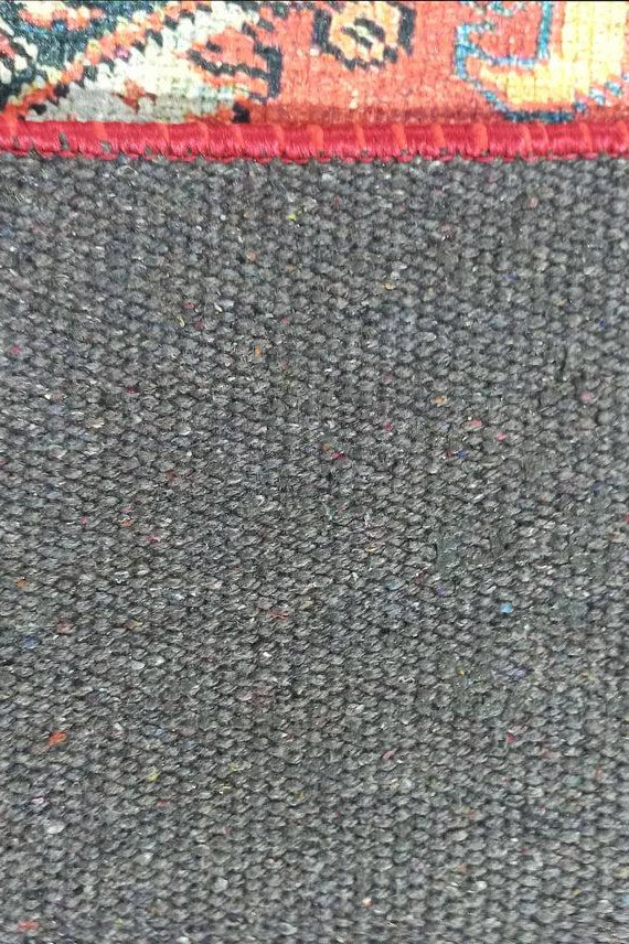 Pawla Turkish Vintage Heriz Red Rug