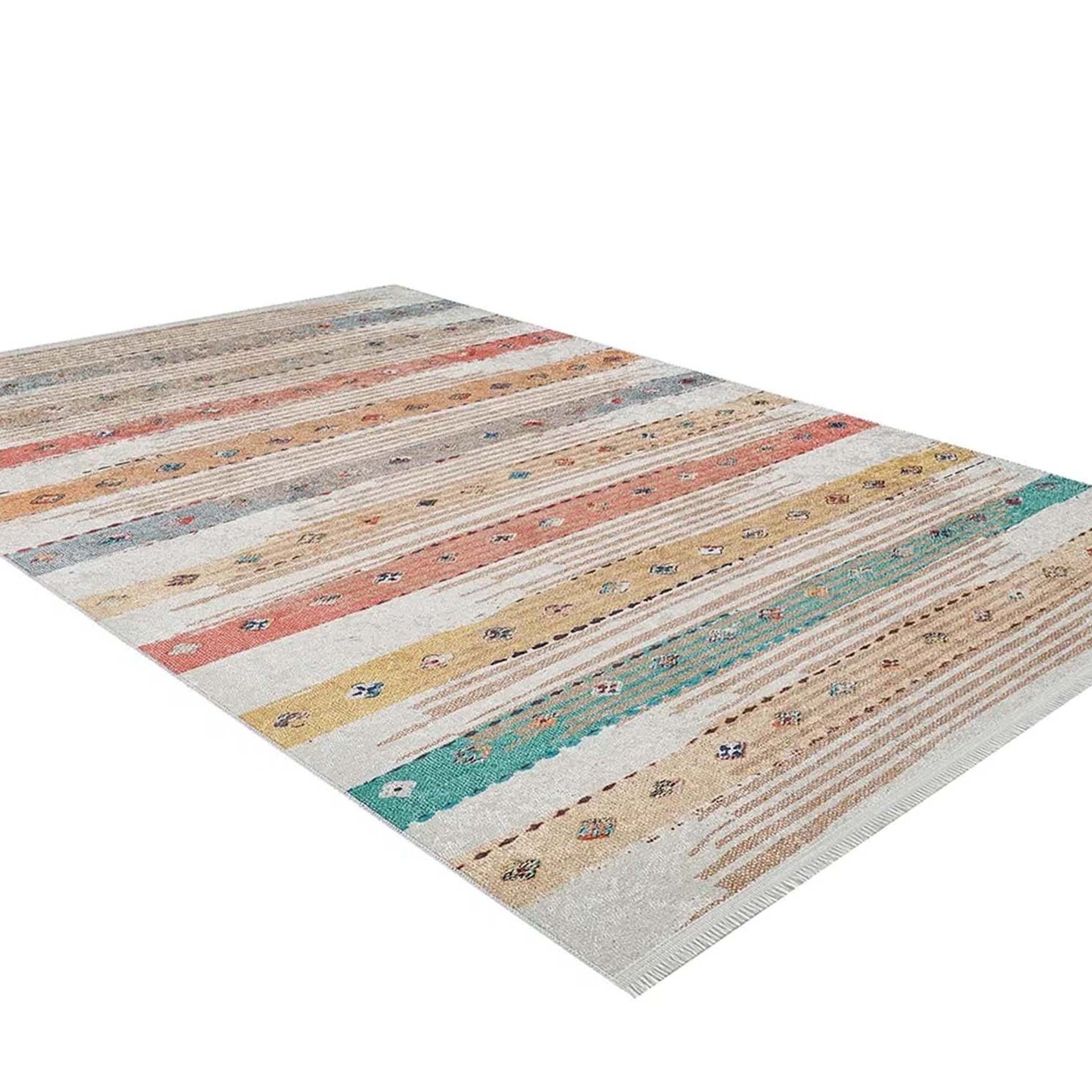 Perla Boho Colorful Kids Room Rug