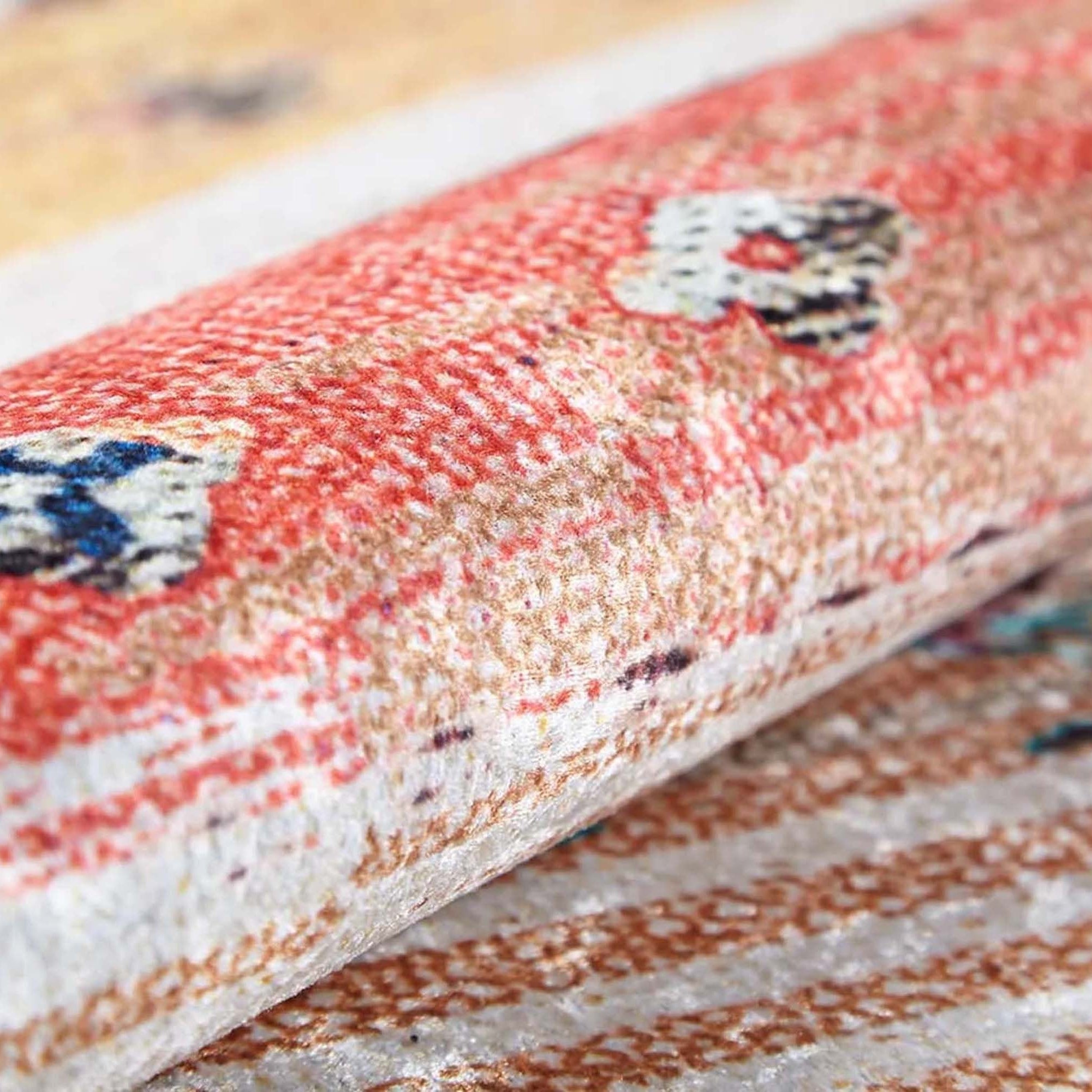 Perla Boho Colorful Kids Room Rug