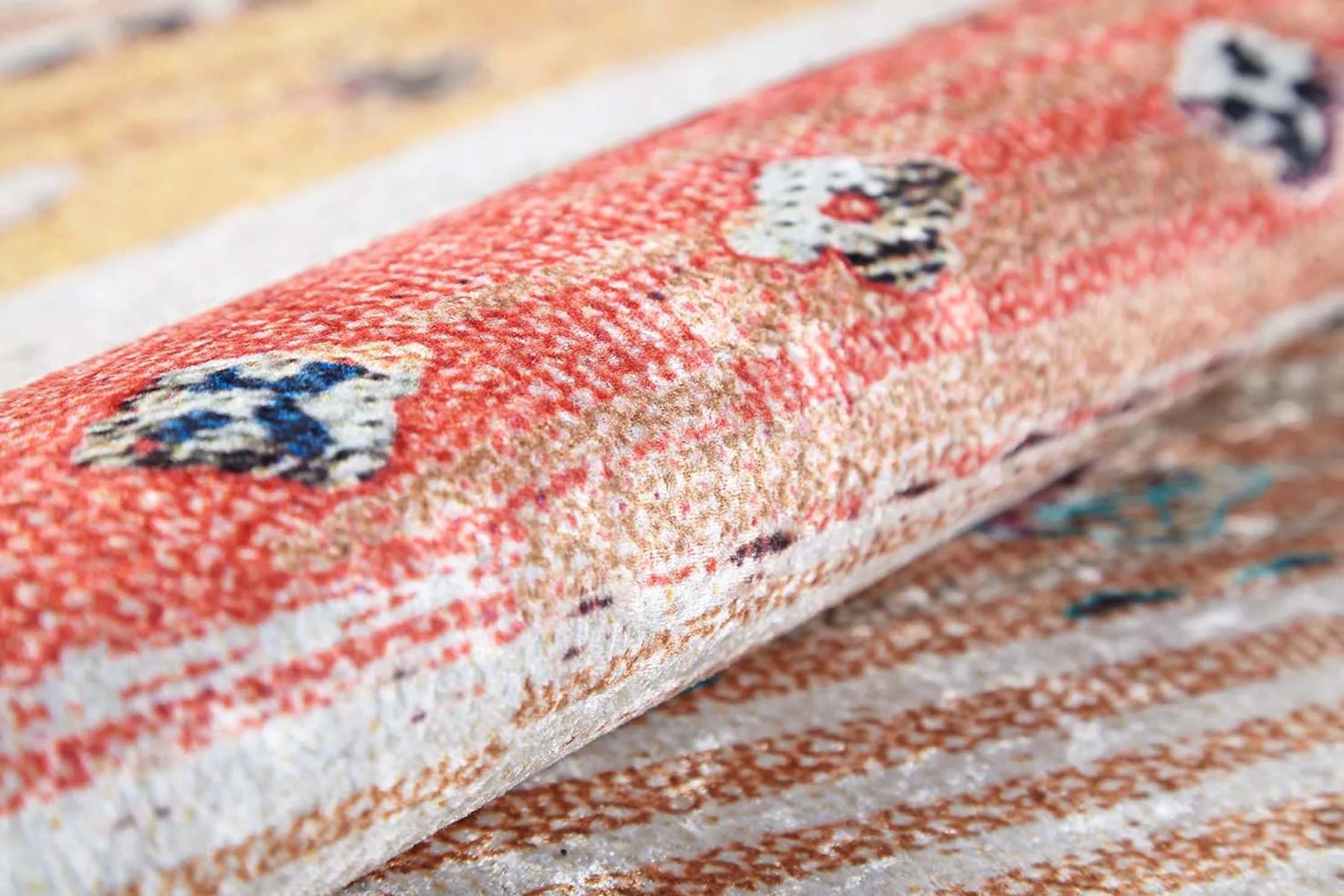 Perla Boho Colorful Kids Room Rug