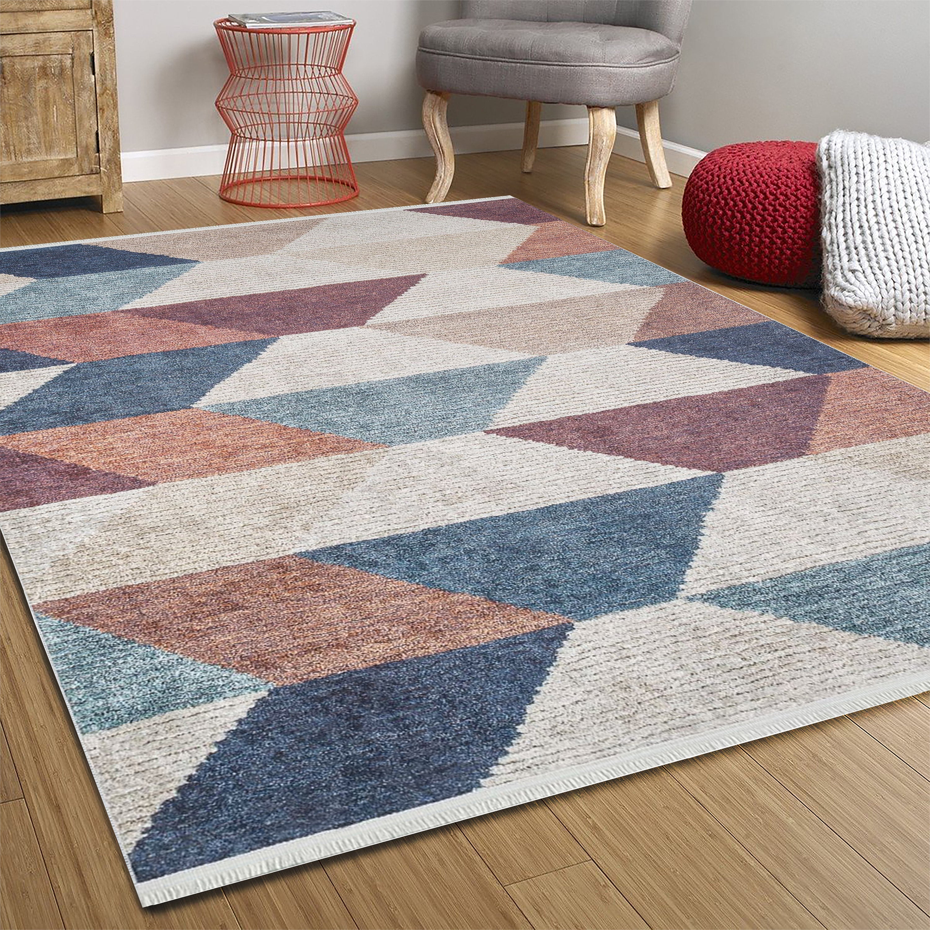 Peyba Pastel Kilim Earth tone Colorful Rug
