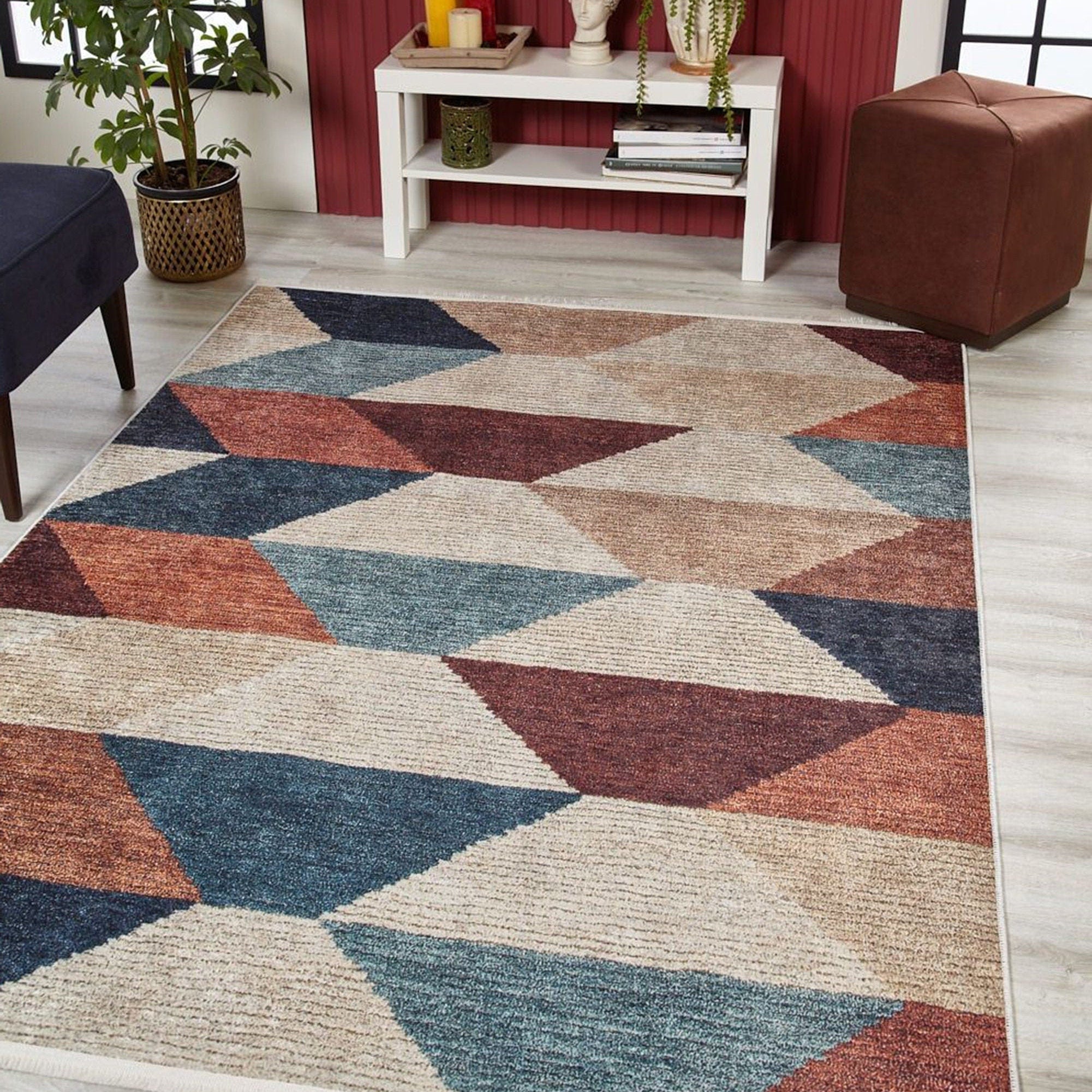 Peyba Pastel Kilim Earth tone Colorful Rug