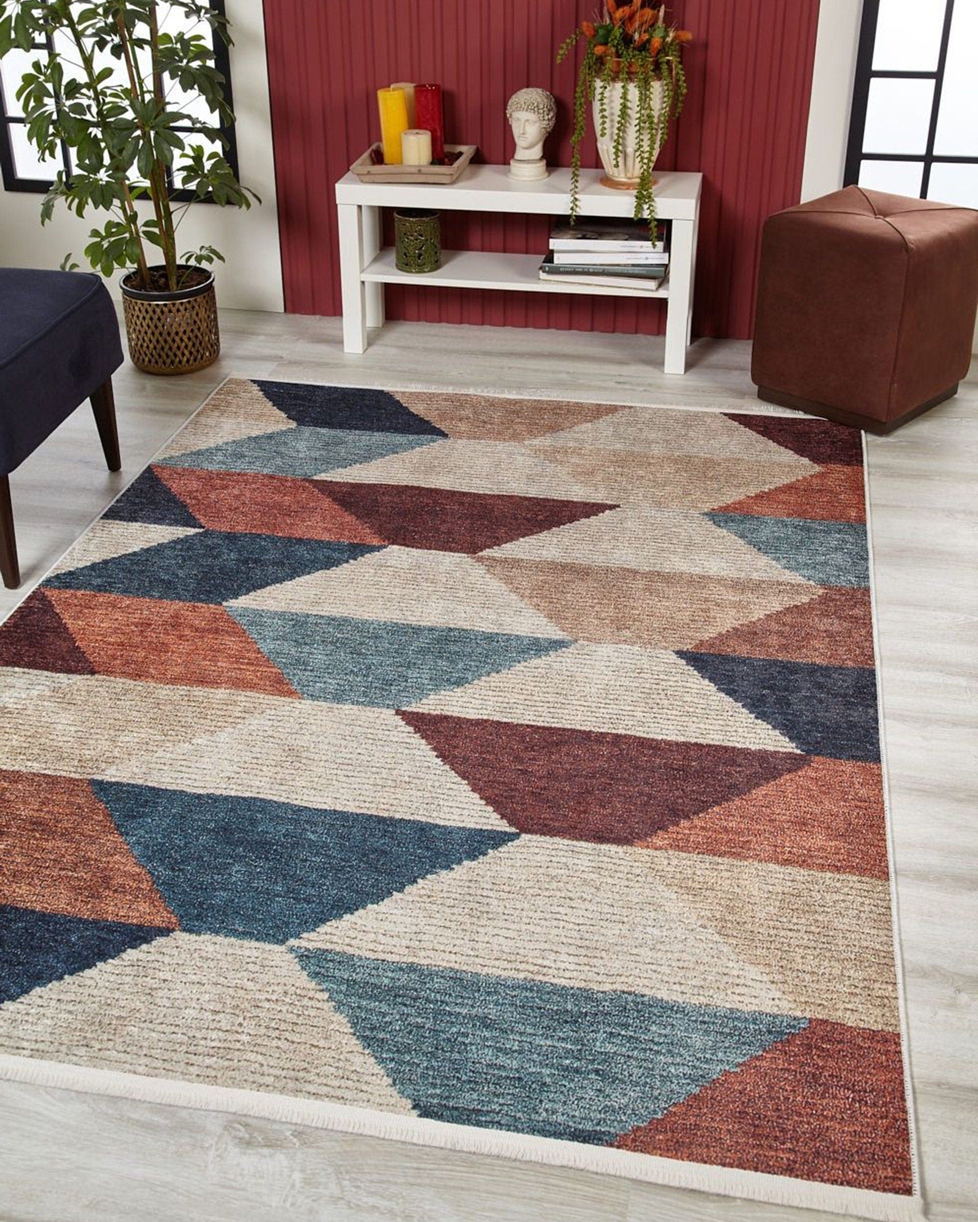 Peyba Pastel Kilim Earth tone Colorful Rug