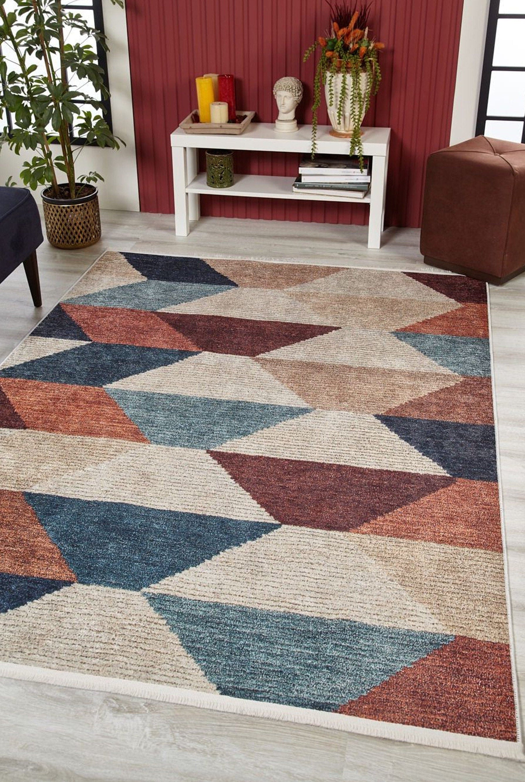 Peyba Pastel Kilim Earth tone Colorful Rug