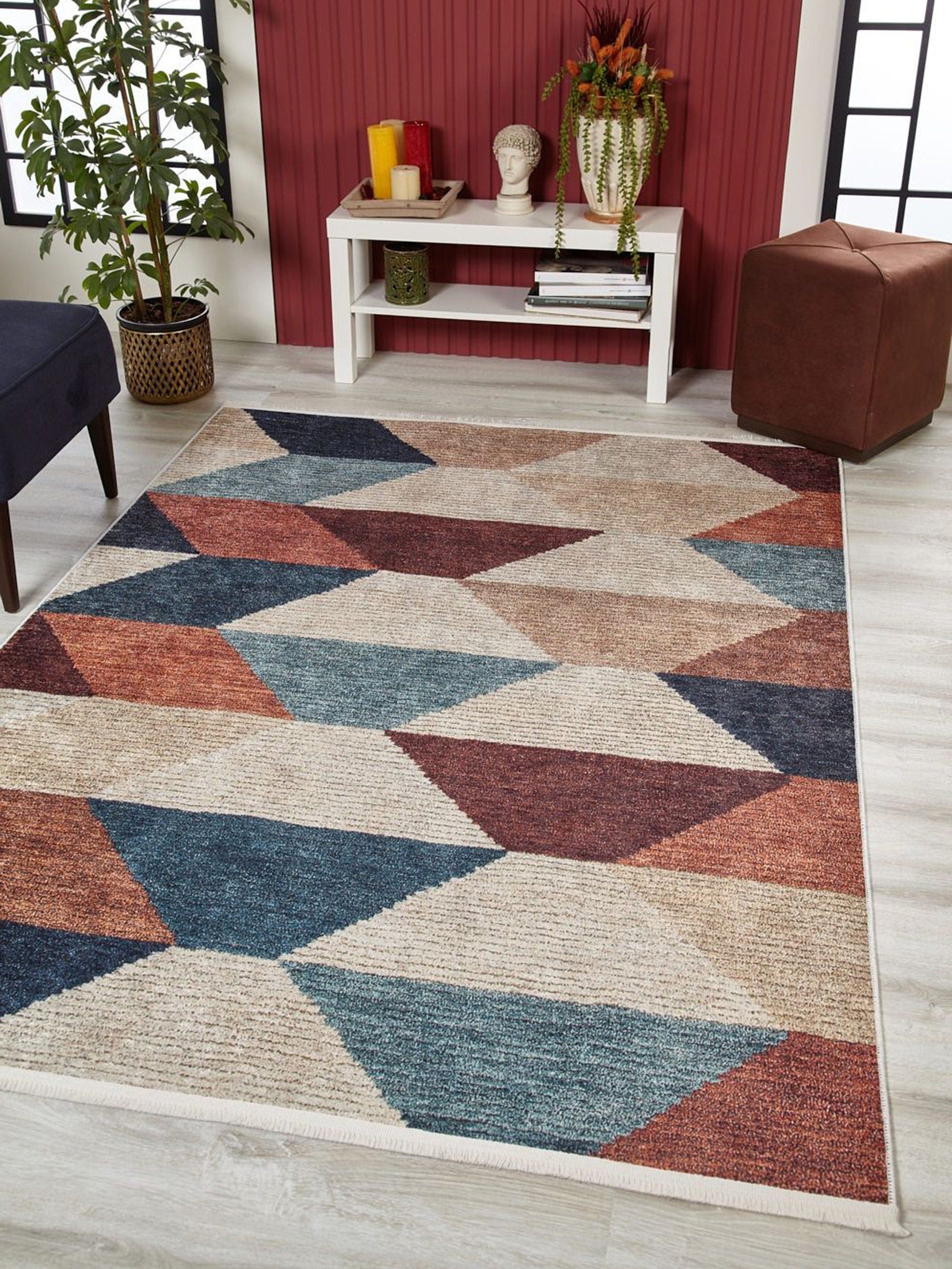 Peyba Pastel Kilim Earth tone Colorful Rug