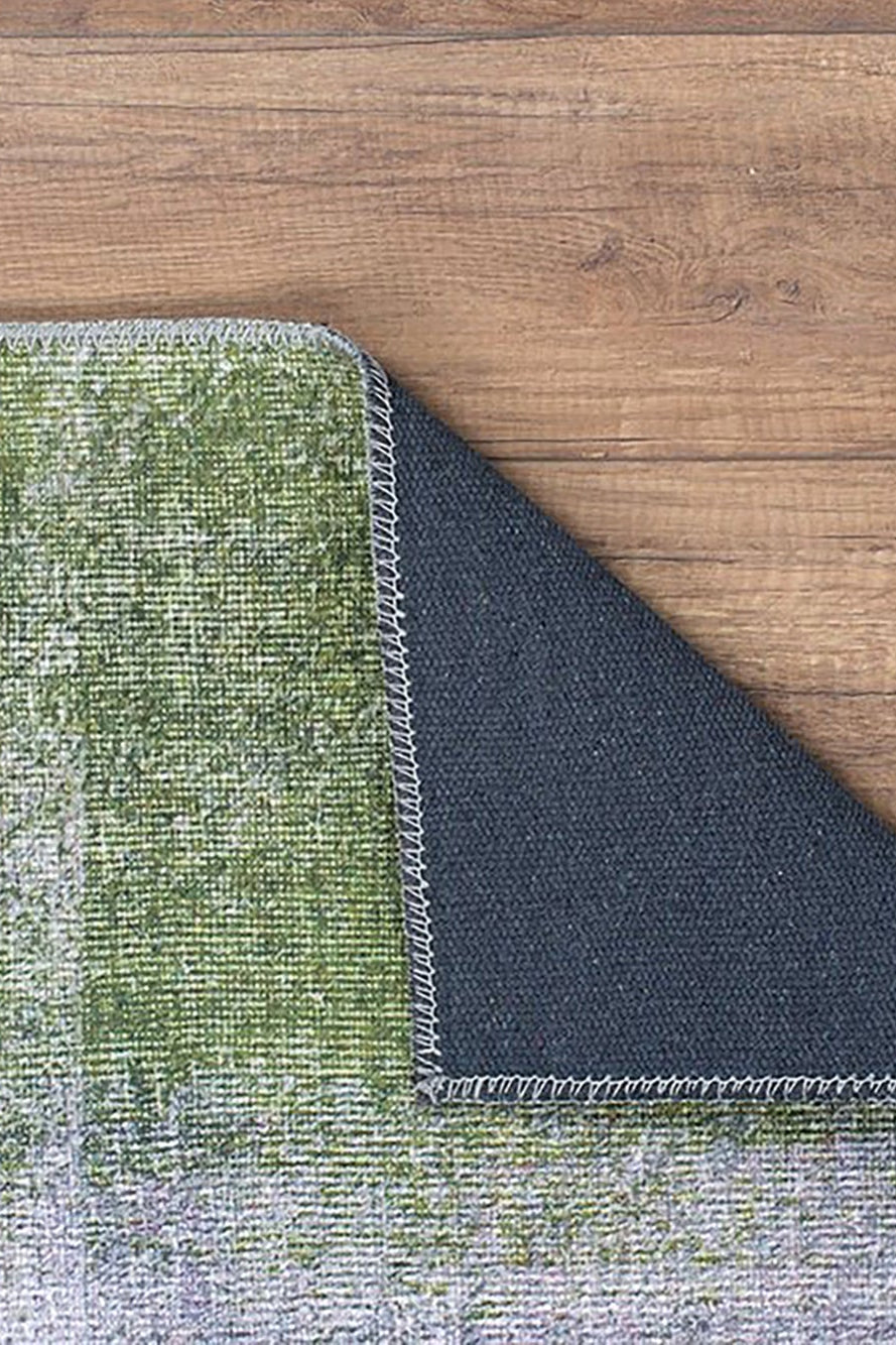 Piana Contemporary Modern Gray Green Rug