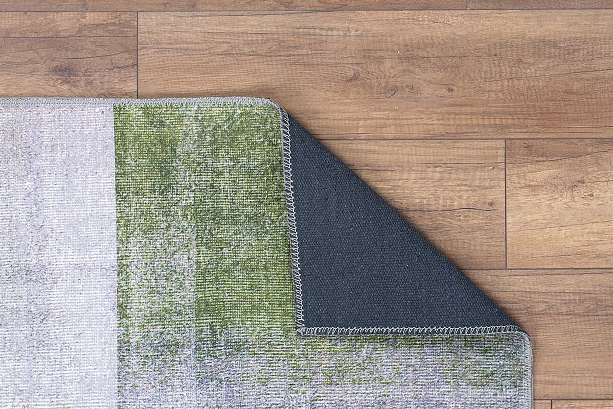 Piana Contemporary Modern Gray Green Rug