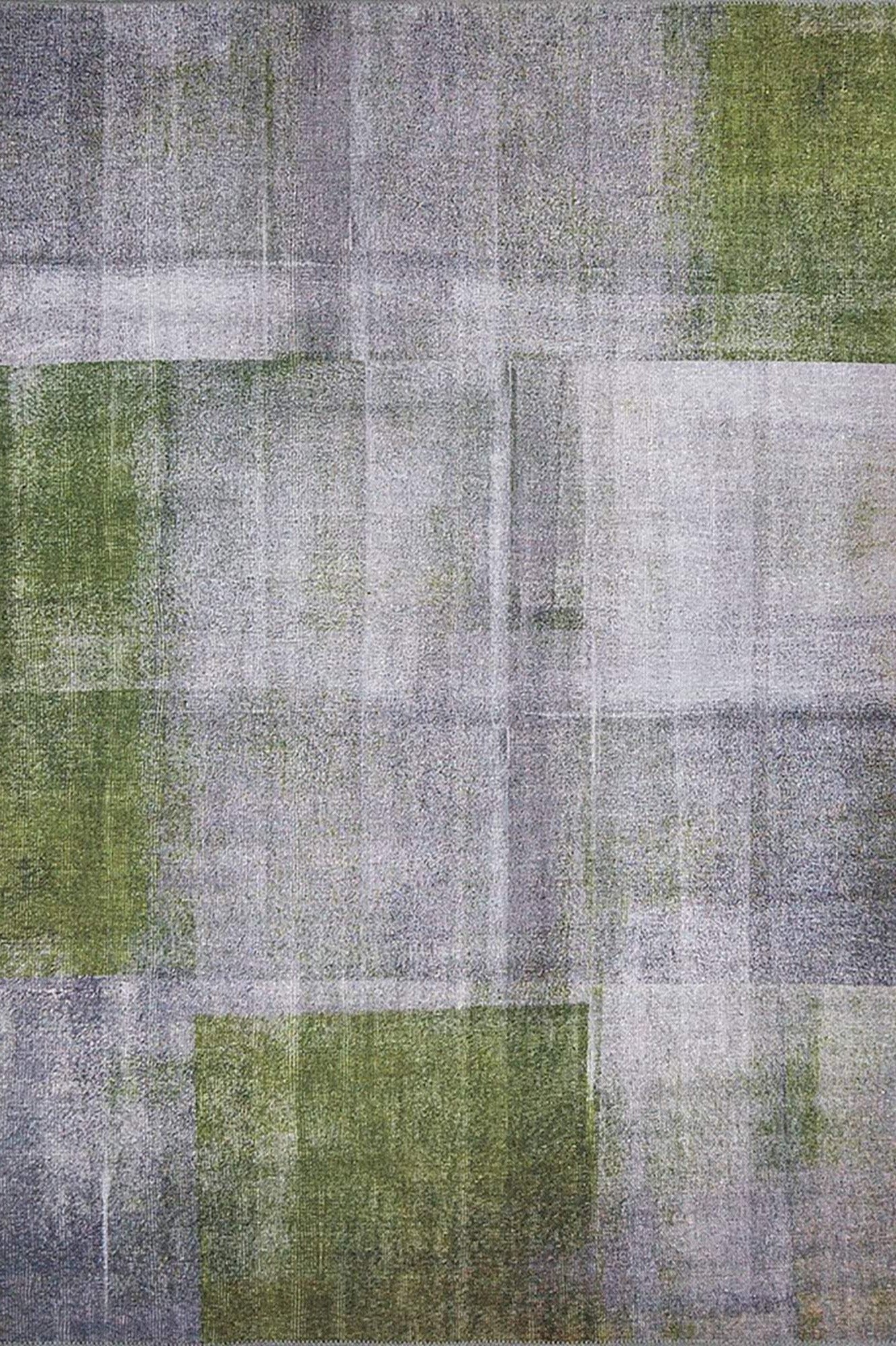 Piana Contemporary Modern Gray Green Rug