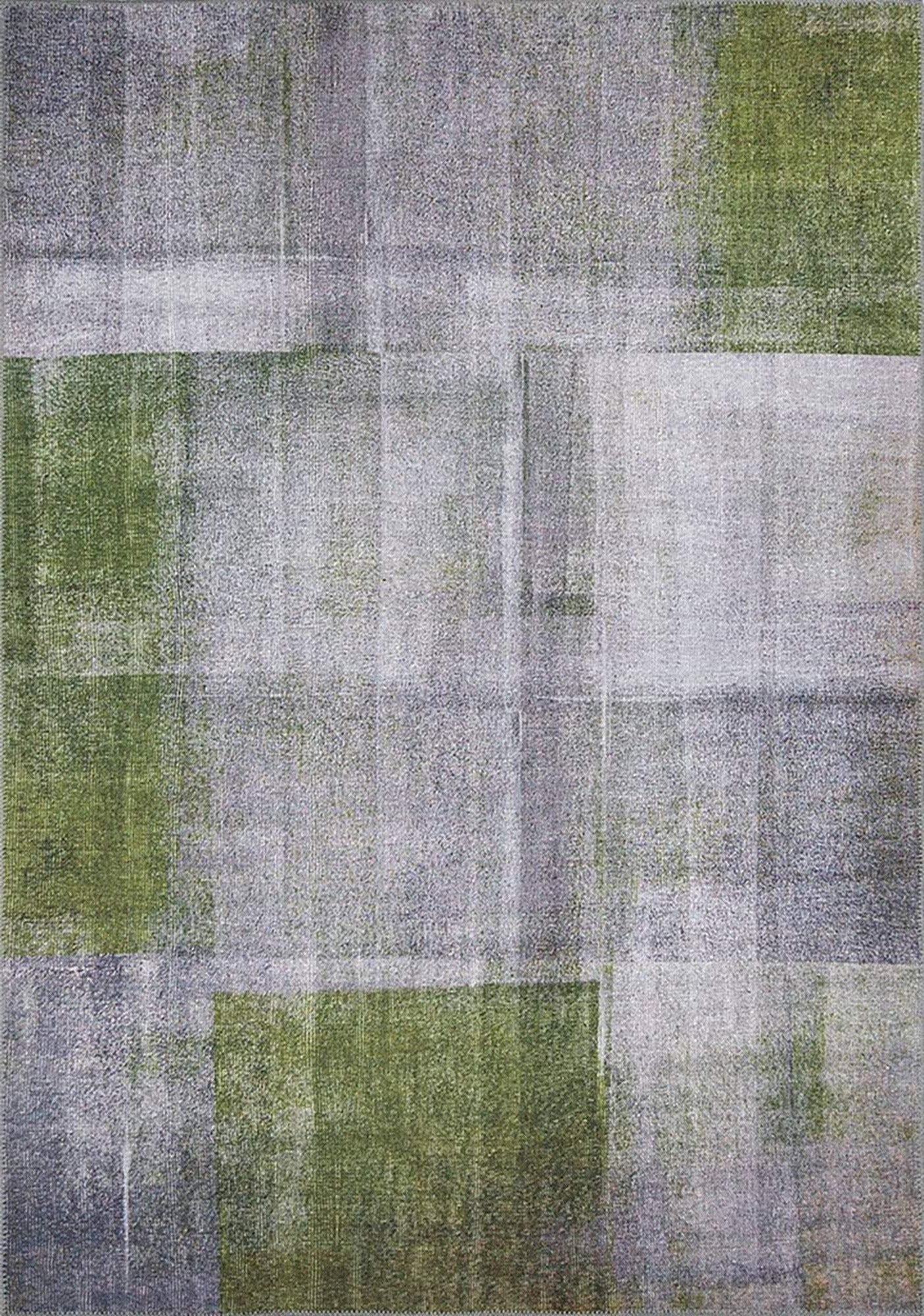 Piana Contemporary Modern Gray Green Rug