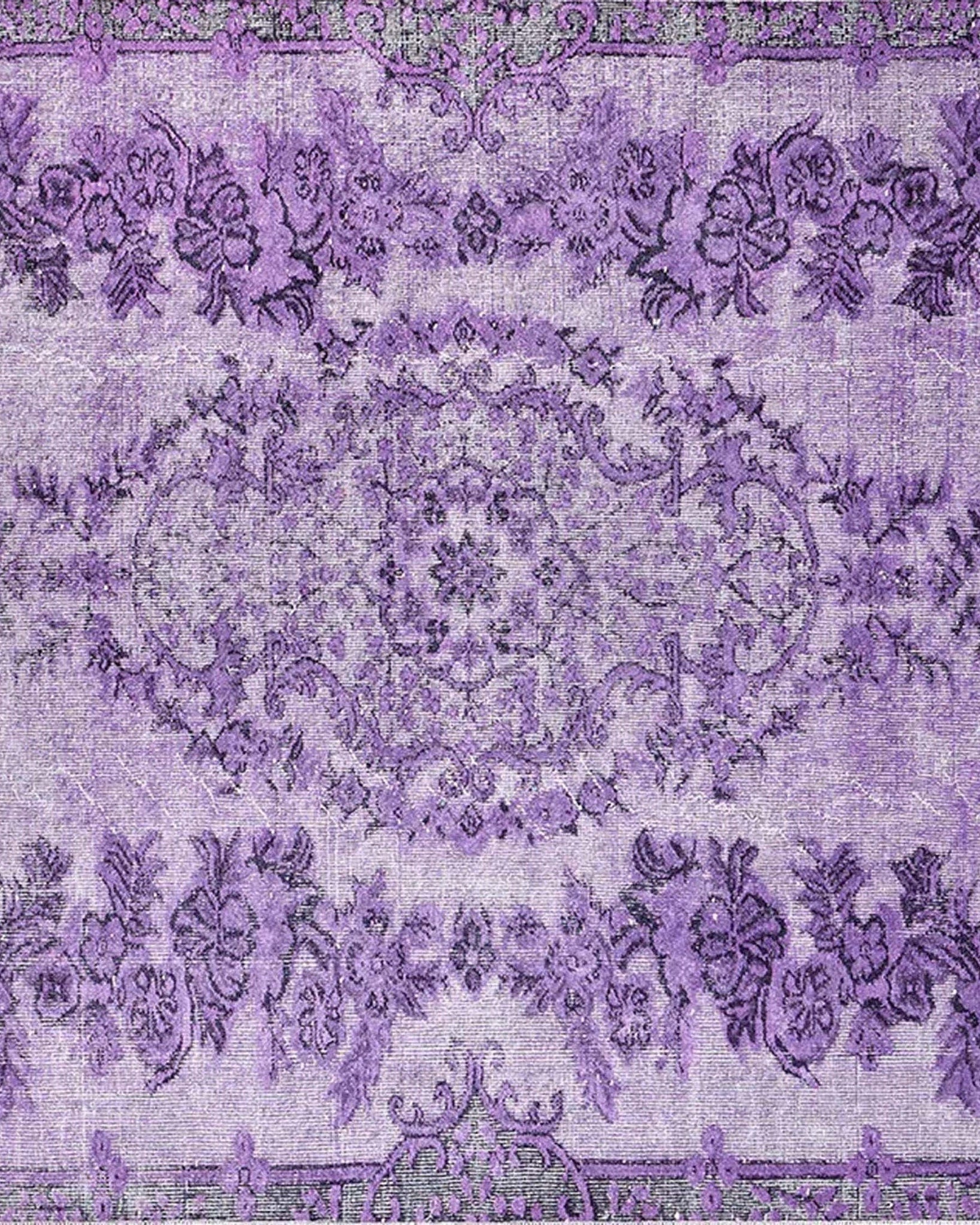 Puna Turkish Distressed Purple Rug