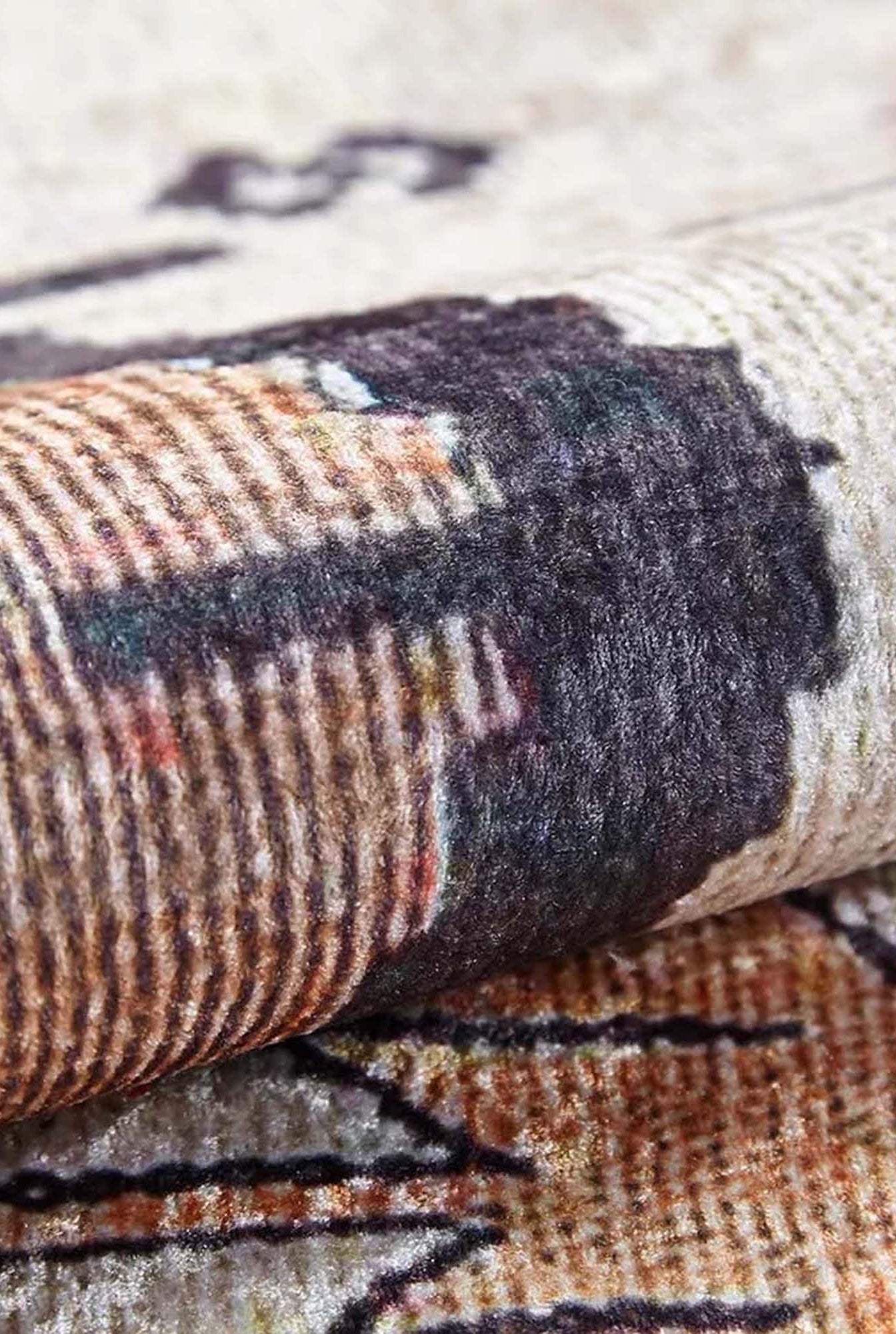 Raaf Turkish Kilim Beige Light Orange Rug