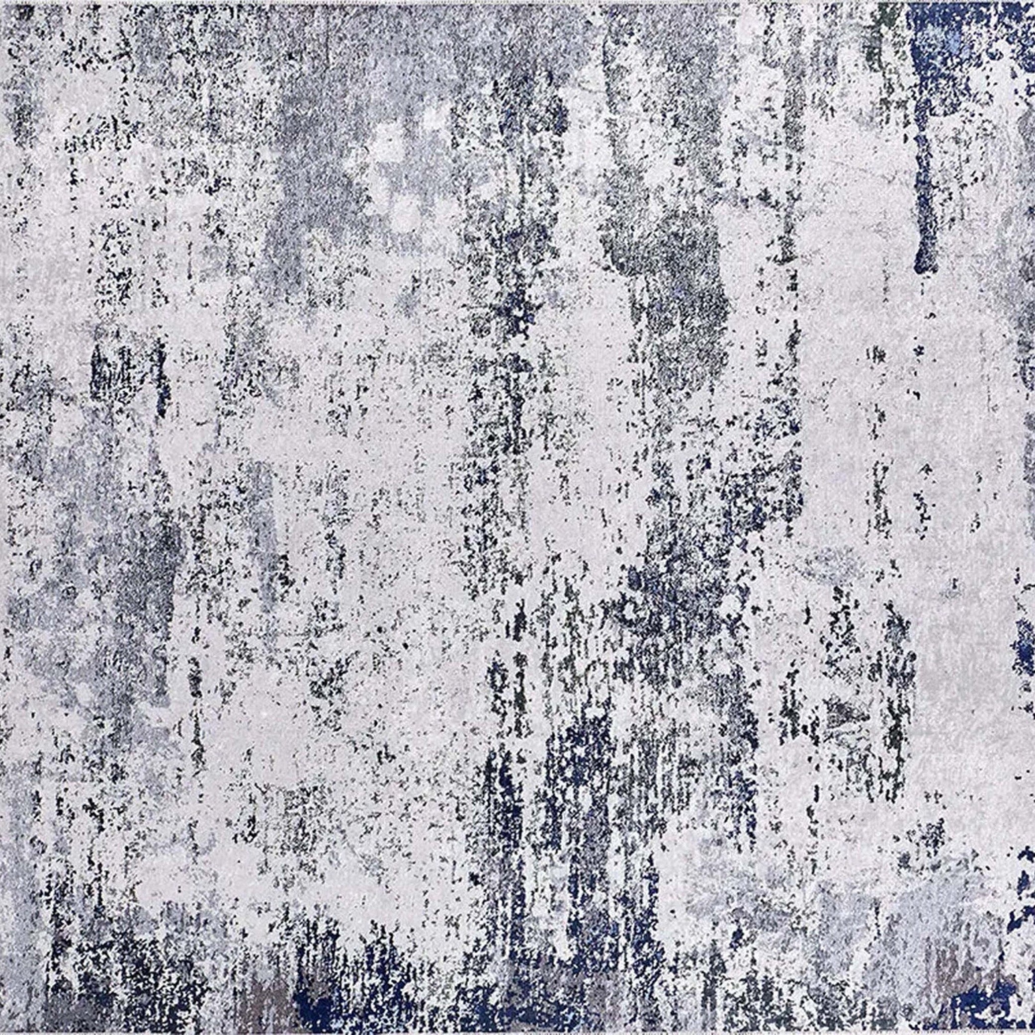 Rada Abstract Distressed Gray Rug