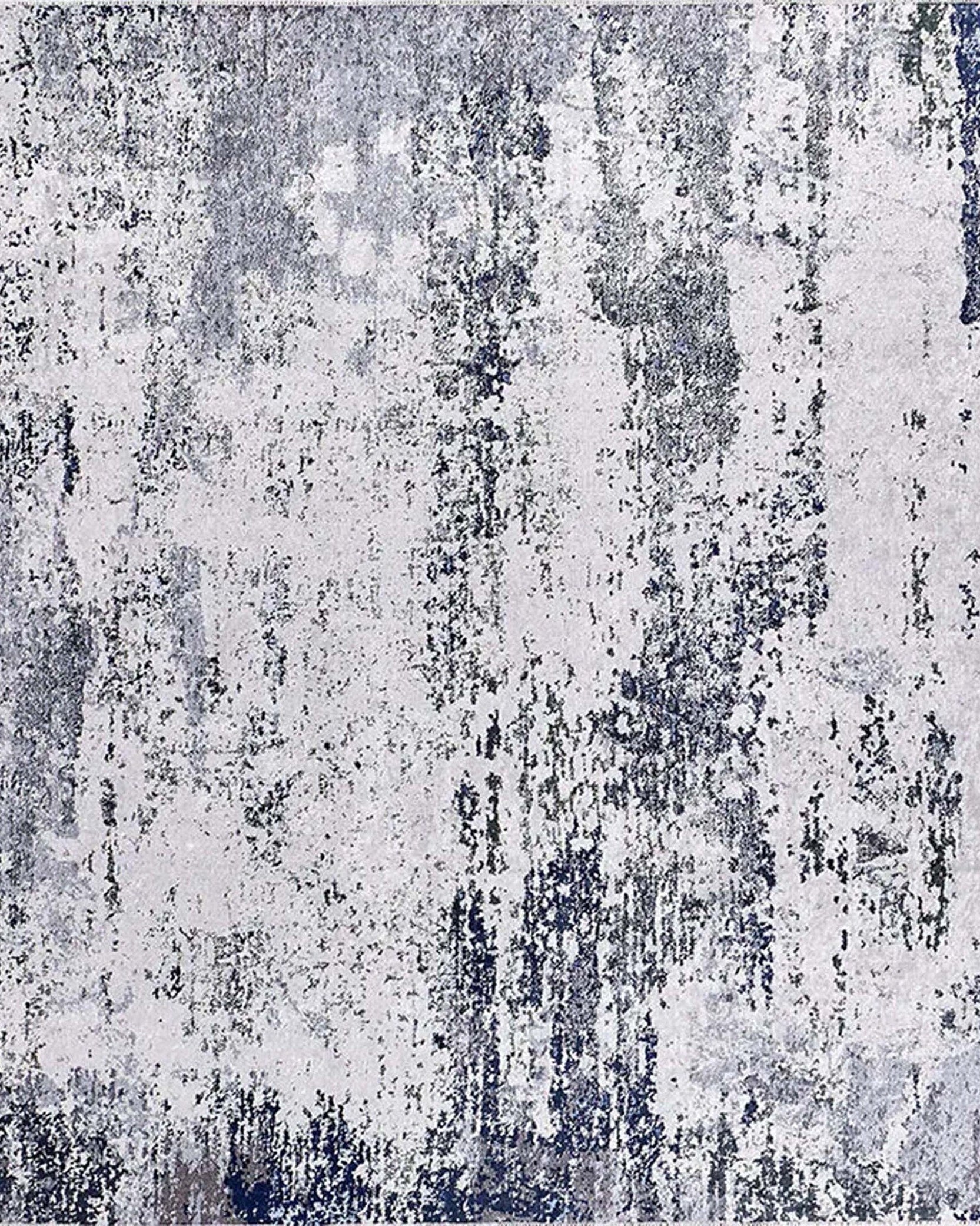 Rada Abstract Distressed Gray Rug