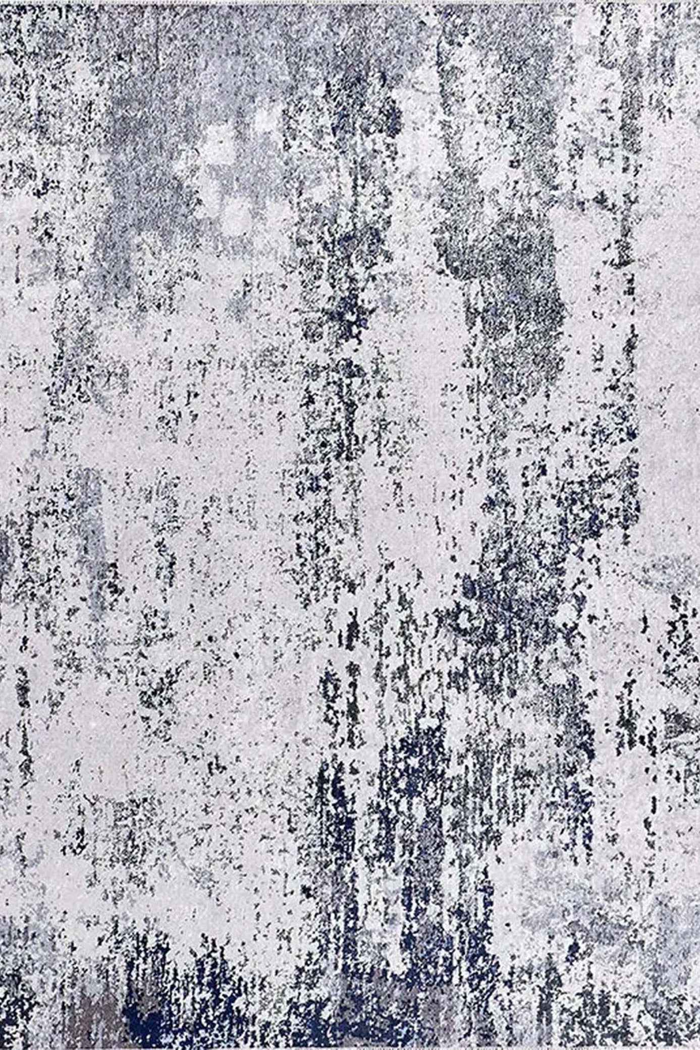 Rada Abstract Distressed Gray Rug