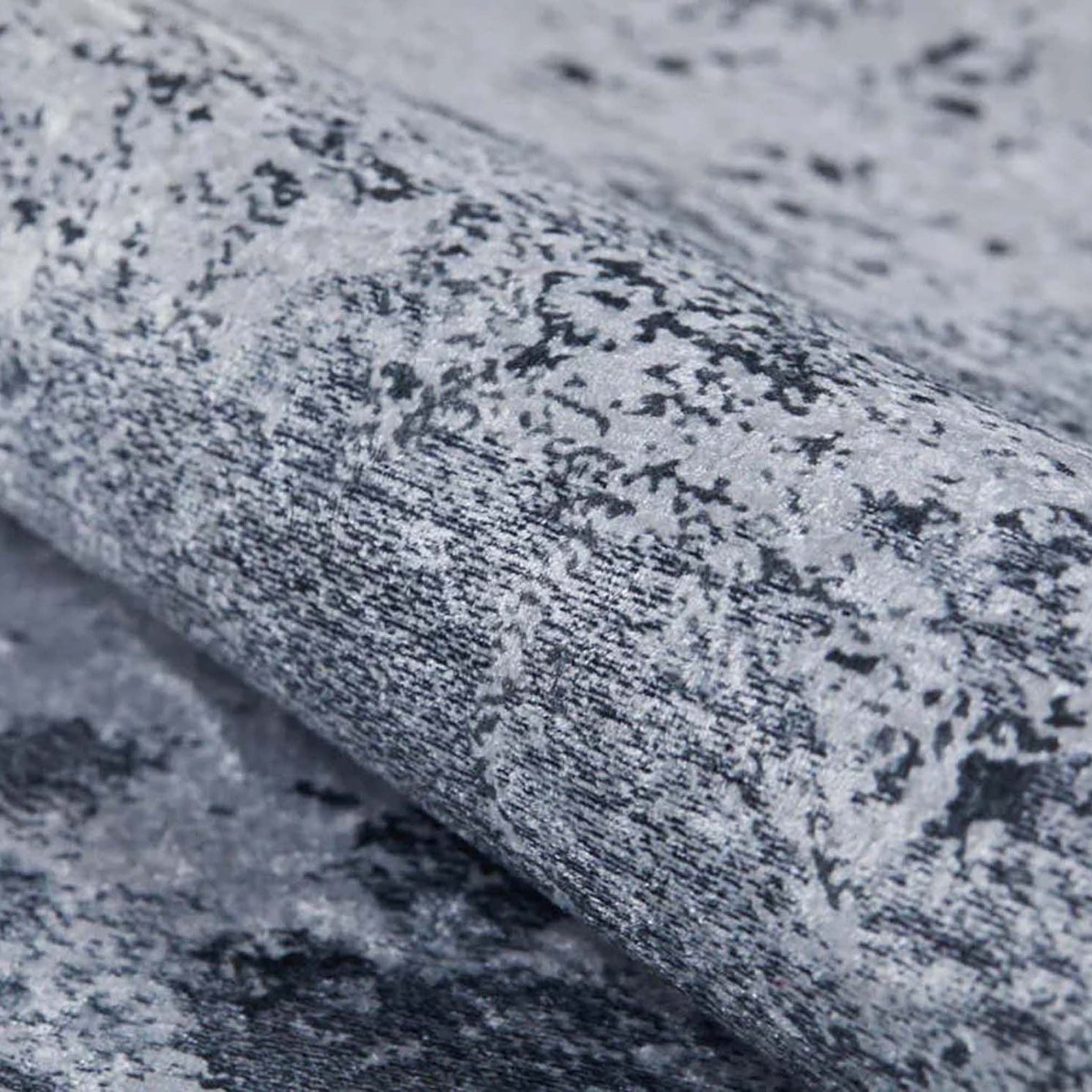 Rada Abstract Distressed Gray Rug