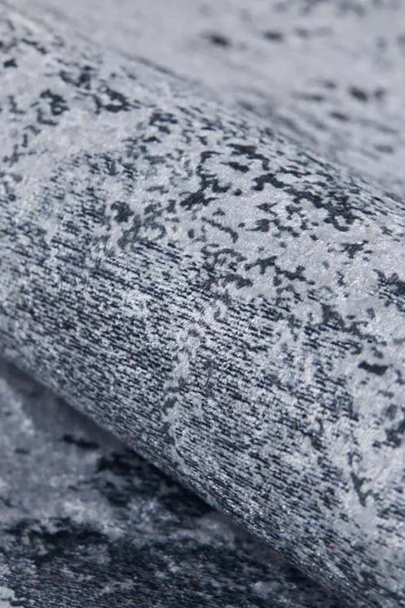 Rada Abstract Distressed Gray Rug