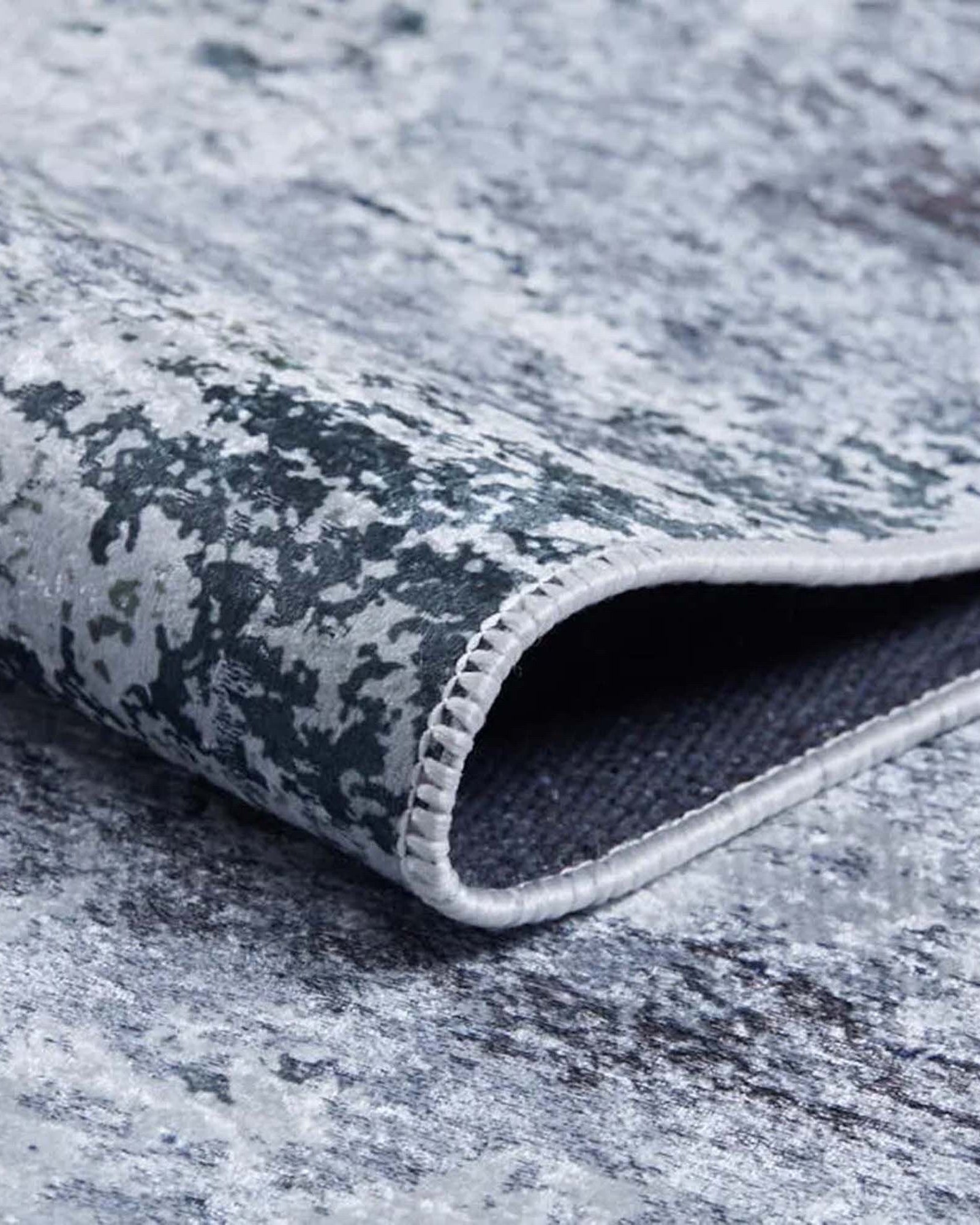 Rada Abstract Distressed Gray Rug