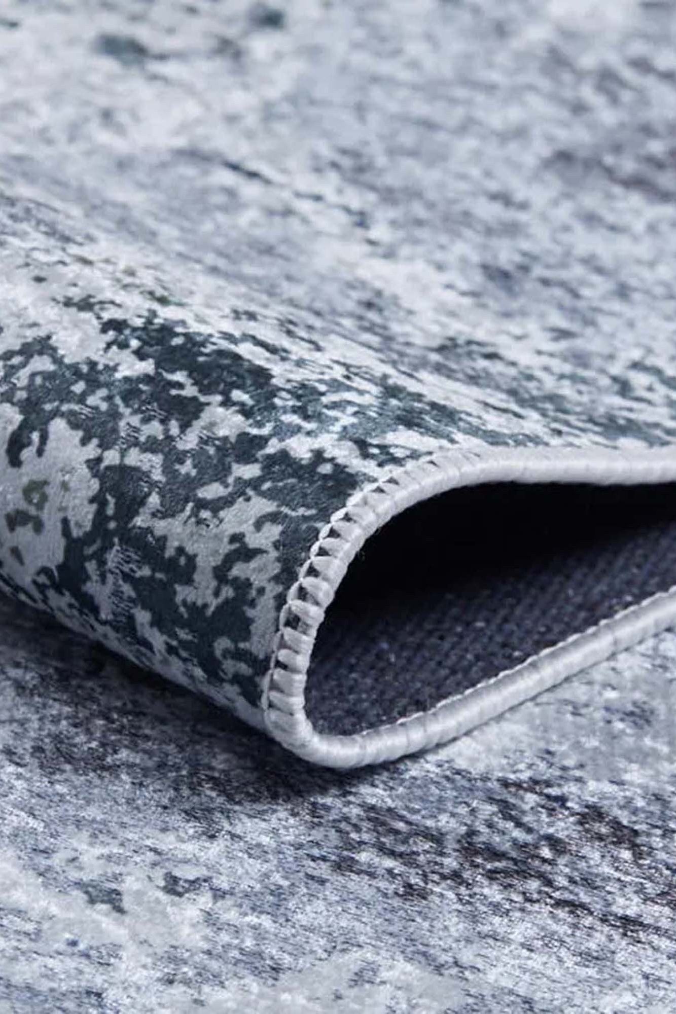 Rada Abstract Distressed Gray Rug