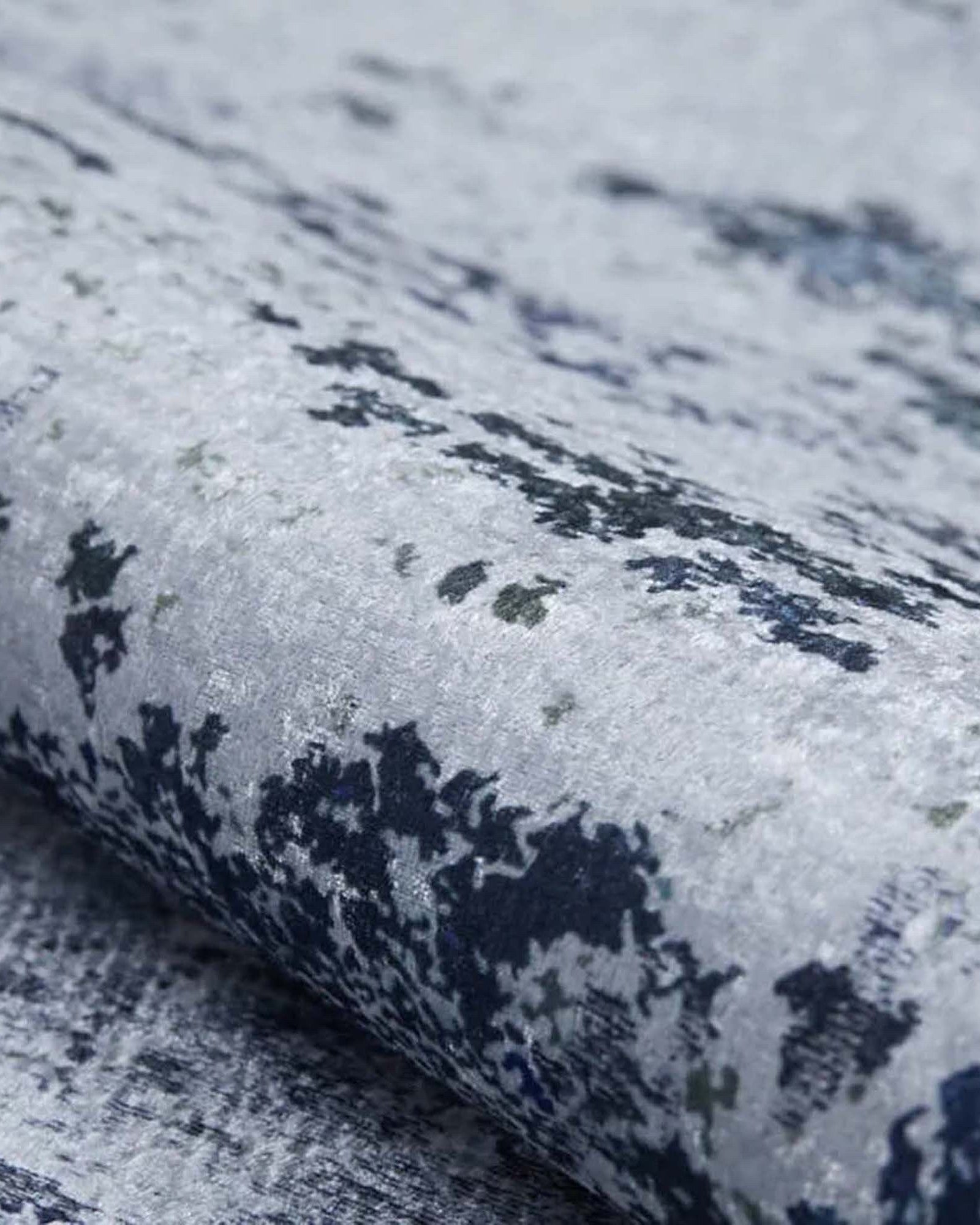 Rada Abstract Distressed Gray Rug