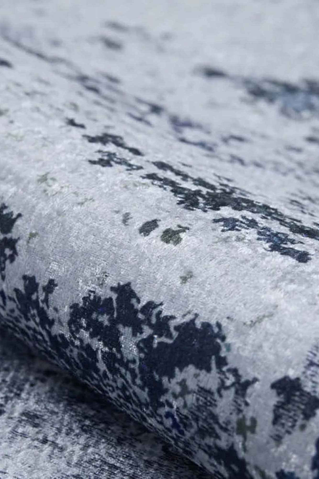 Rada Abstract Distressed Gray Rug