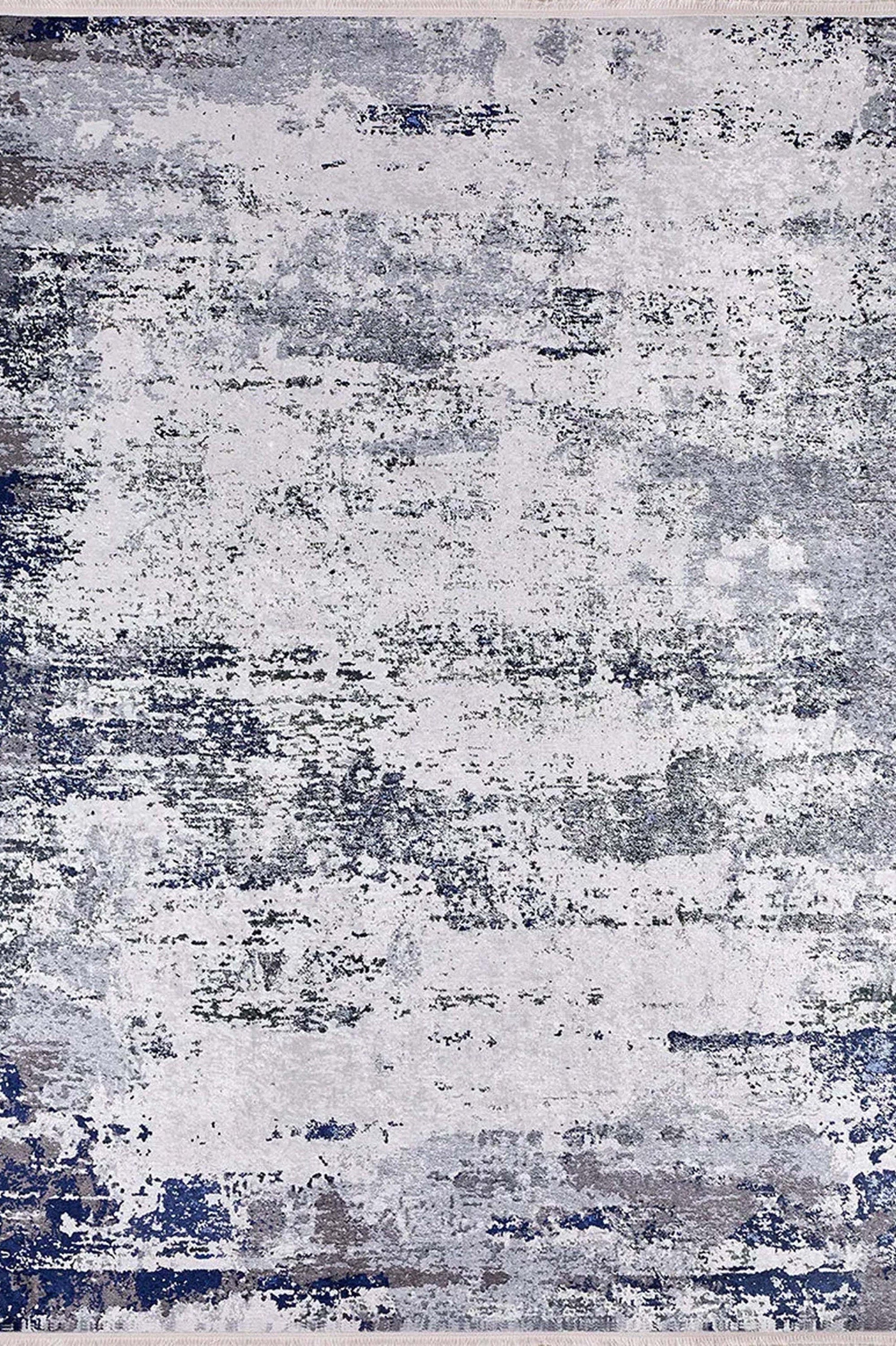 Rada Abstract Distressed Gray Rug