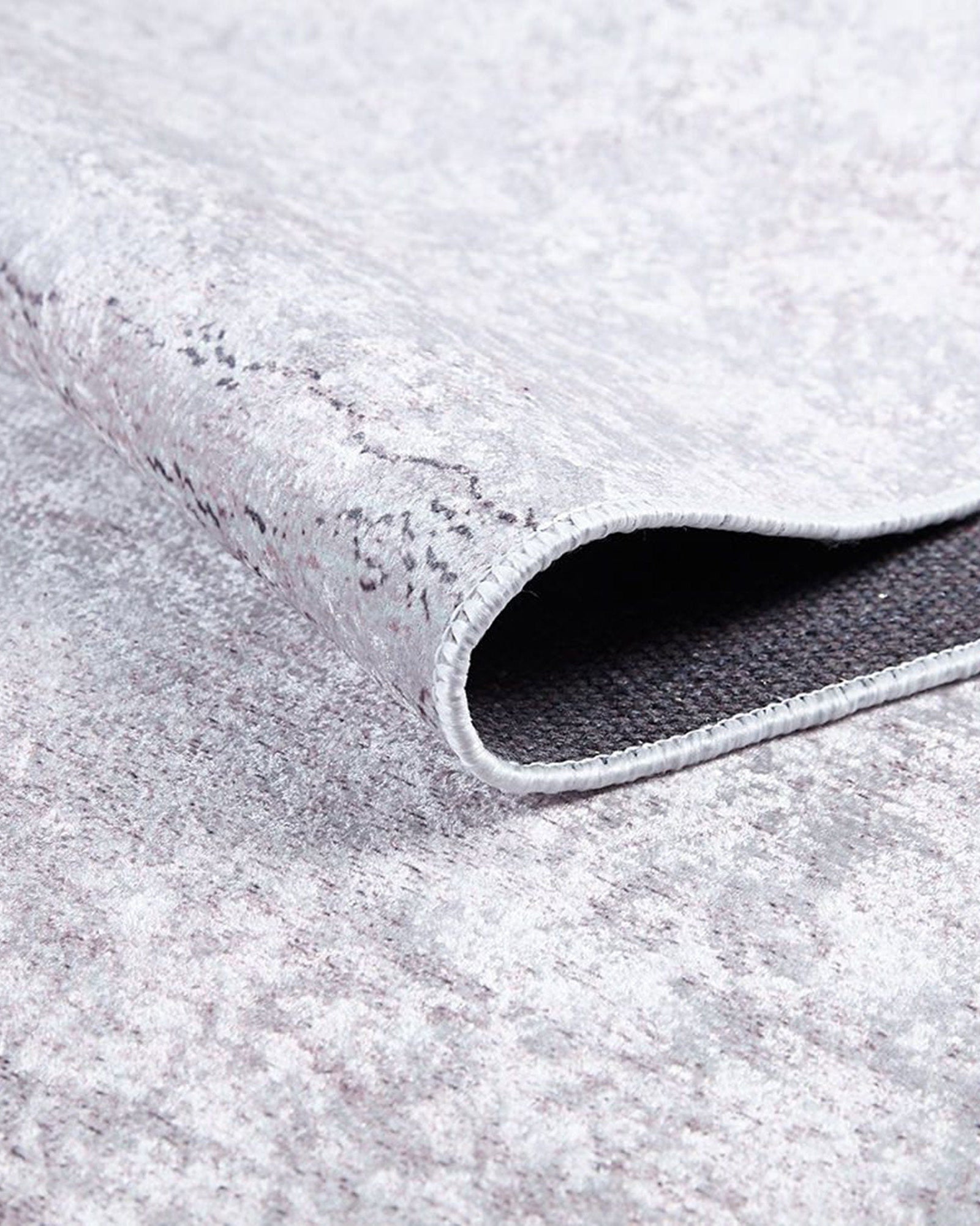 Raka Neutral Muted Gray Turkish Rug