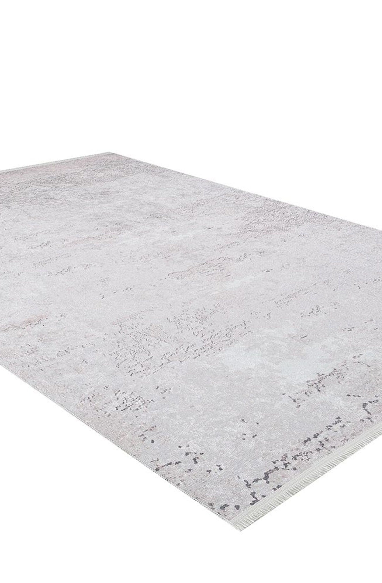 Raka Neutral Muted Gray Turkish Rug