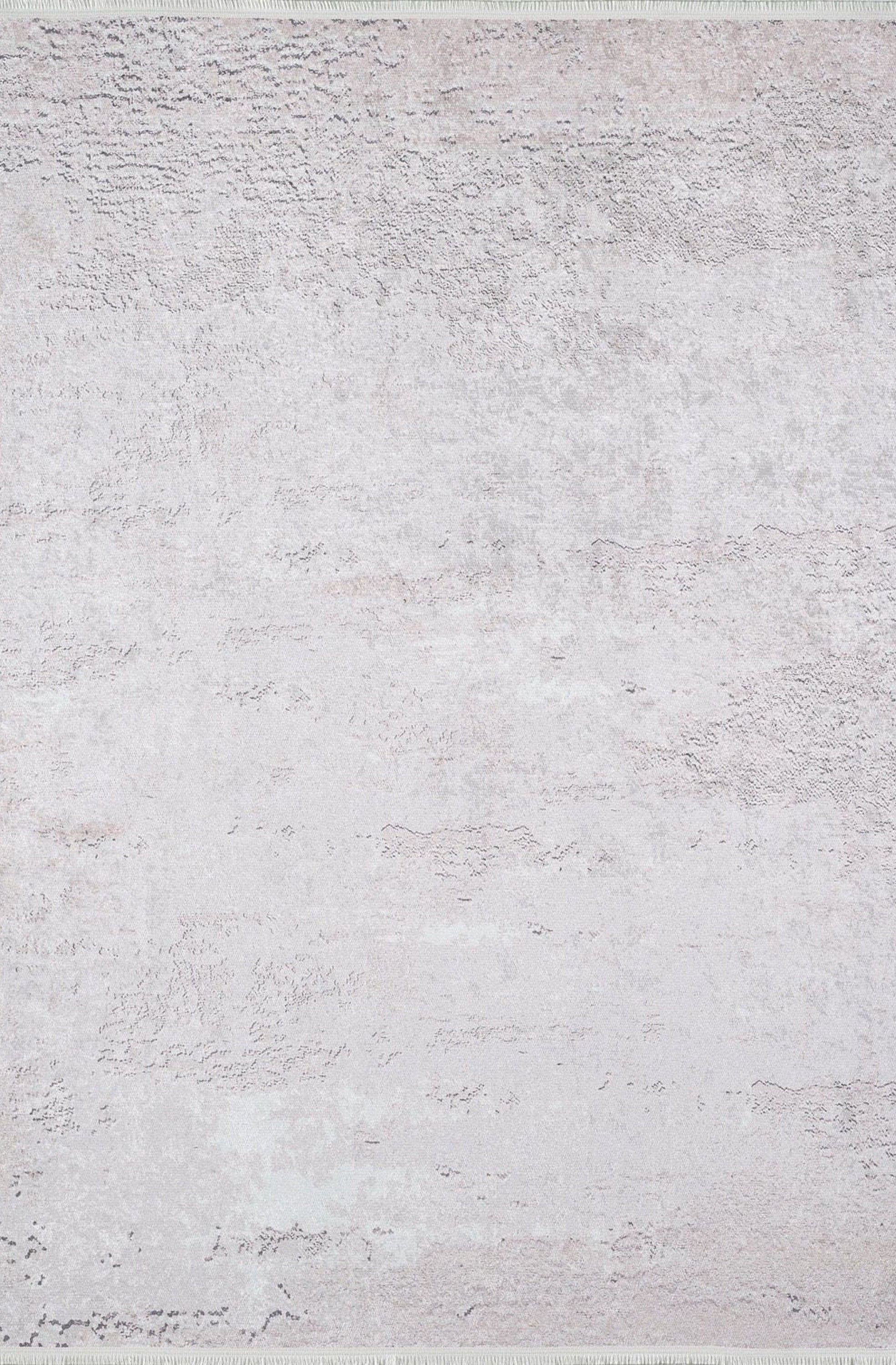 Raka Neutral Muted Gray Turkish Rug