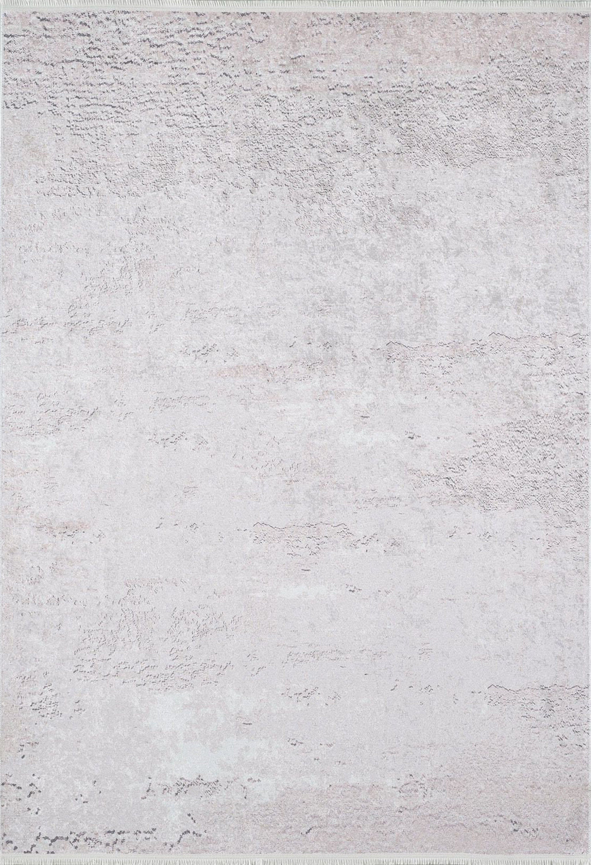 Raka Neutral Muted Gray Turkish Rug