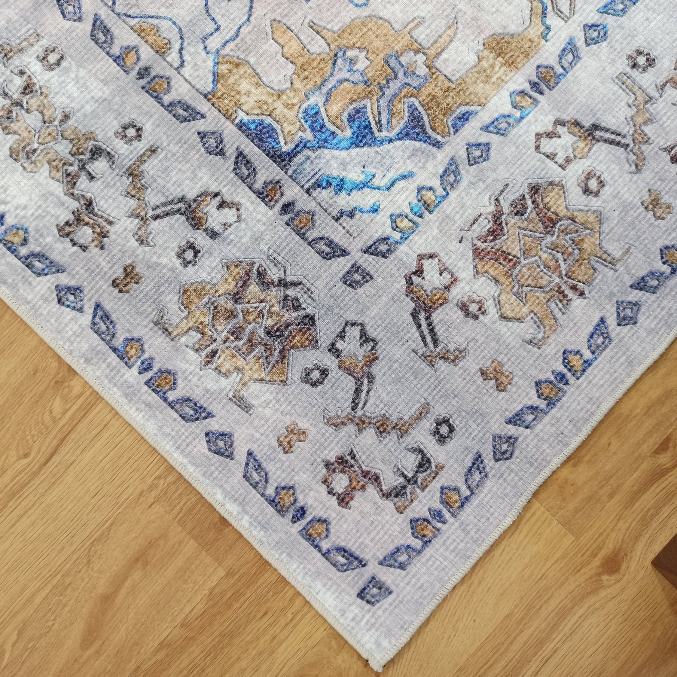 Rala Rug Turkish Oushak Faded Beige Rug