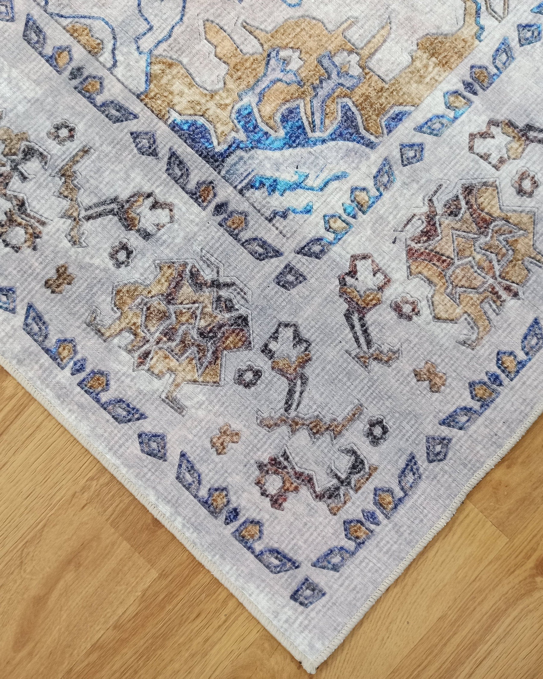 Rala Rug Turkish Oushak Faded Beige Rug