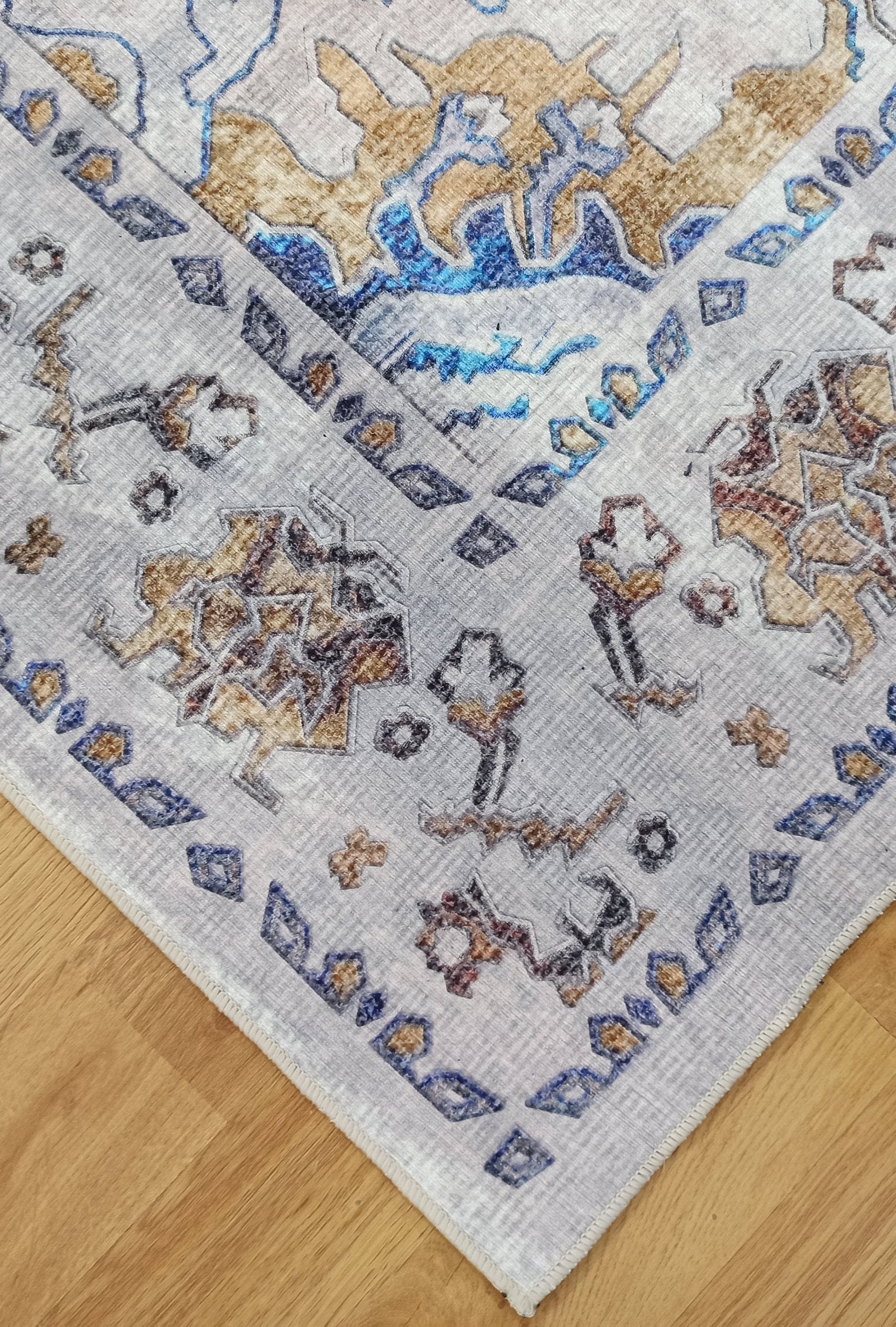 Rala Rug Turkish Oushak Faded Beige Rug