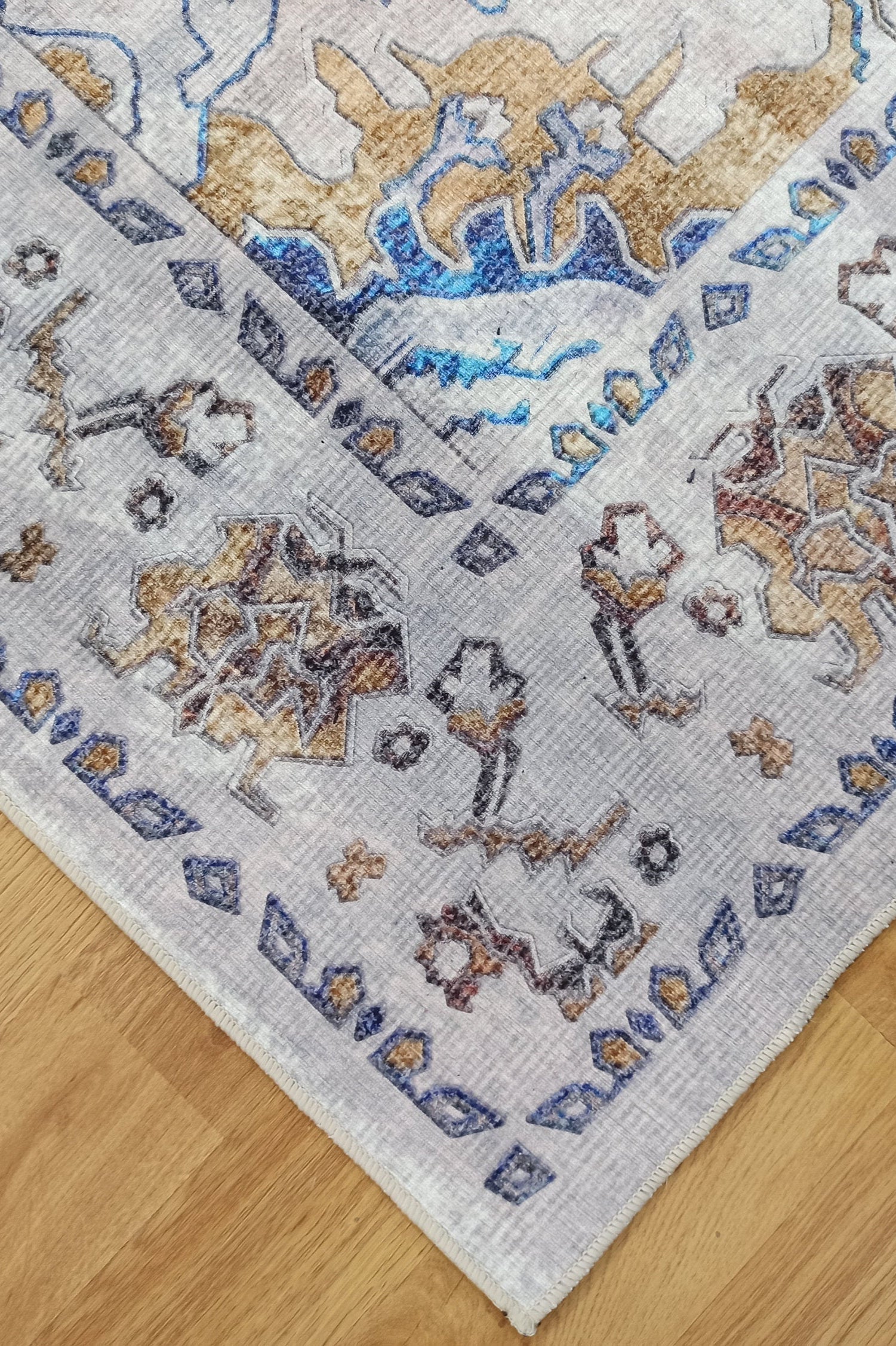 Rala Rug Turkish Oushak Faded Beige Rug