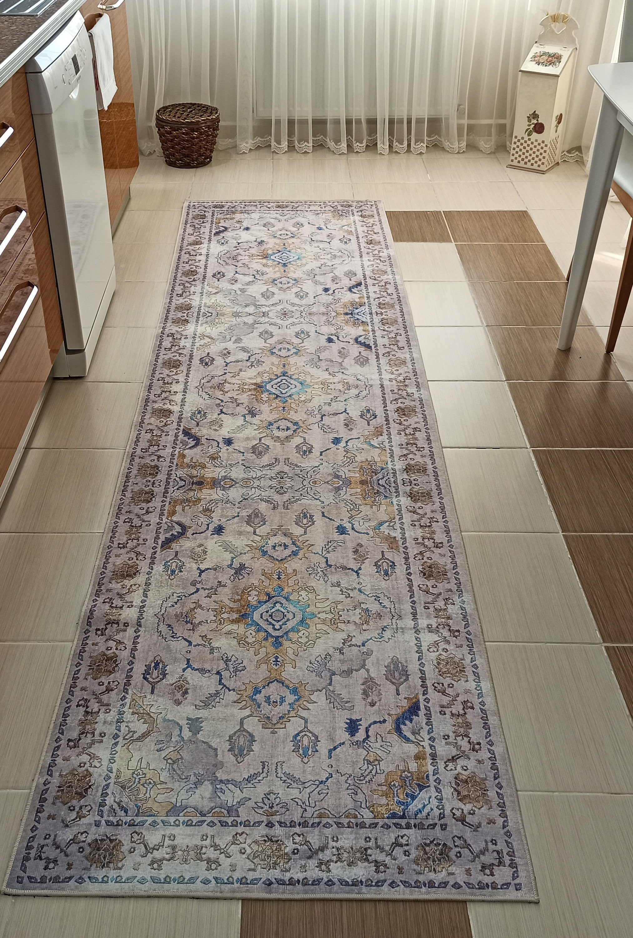 Rala Rug Turkish Oushak Faded Beige Rug