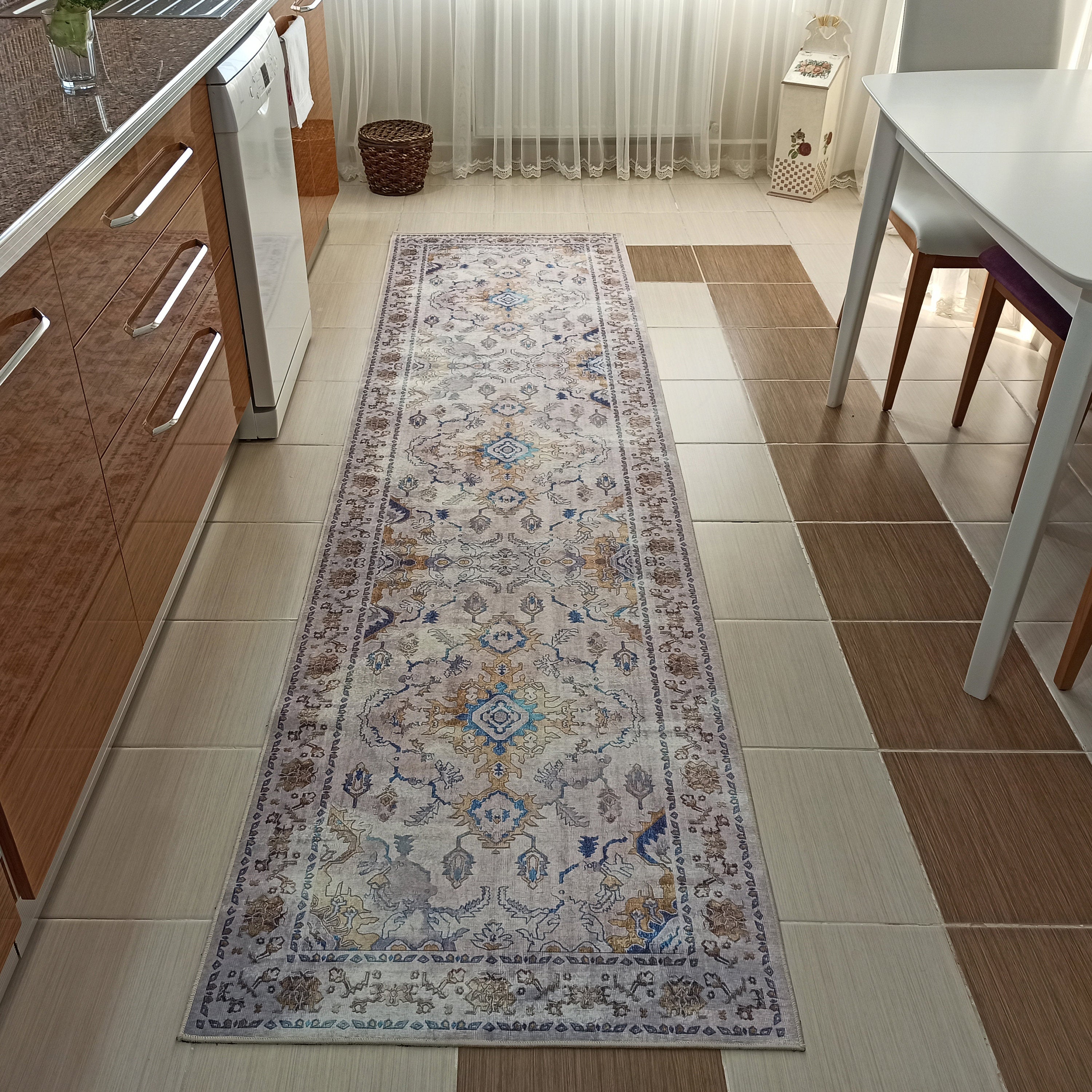 Rala Rug Turkish Oushak Faded Beige Rug