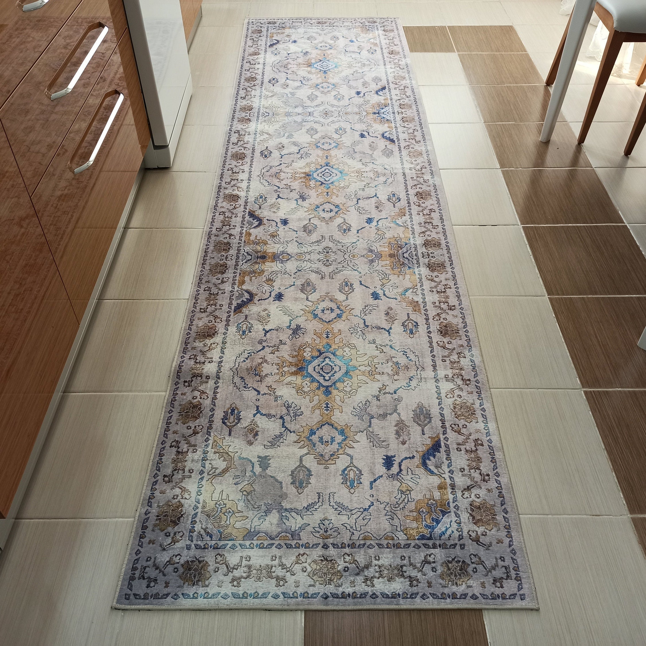 Rala Rug Turkish Oushak Faded Beige Rug