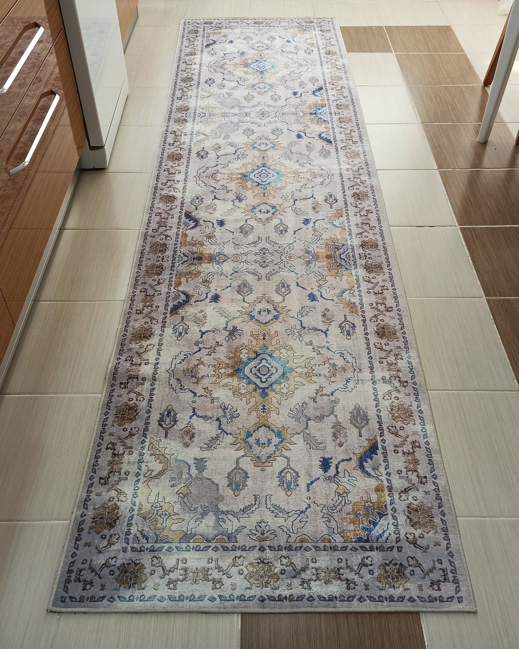 Rala Rug Turkish Oushak Faded Beige Rug