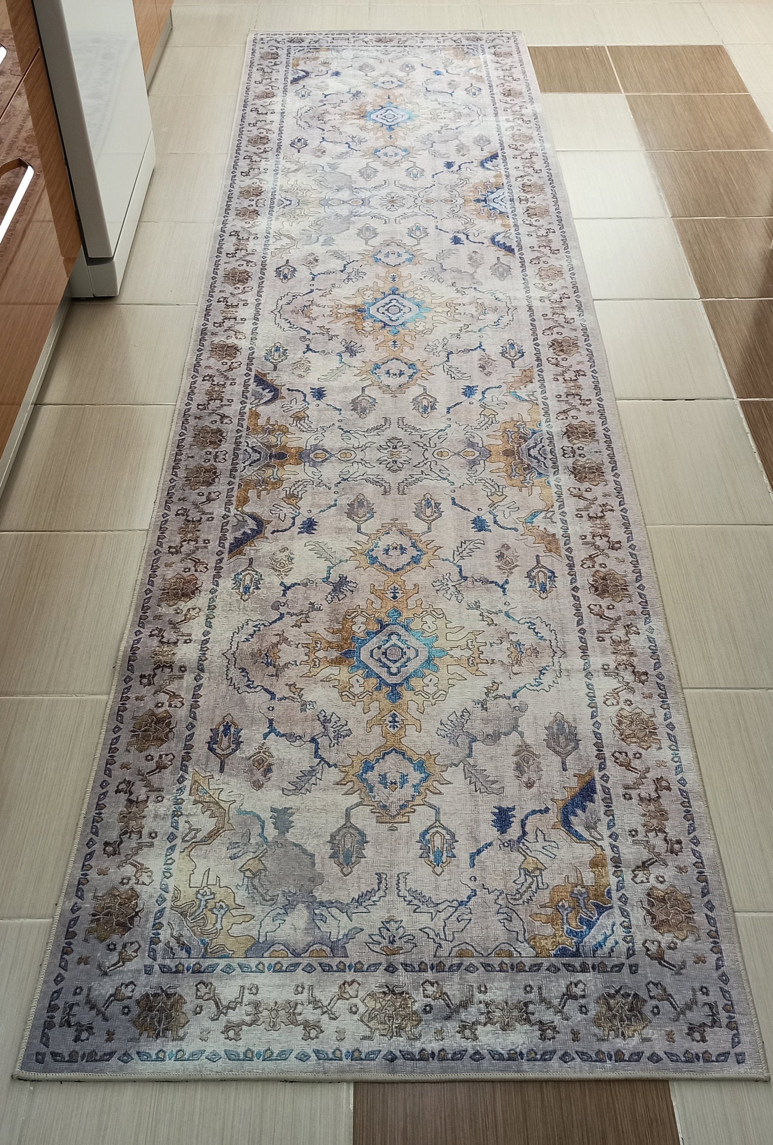 Rala Rug Turkish Oushak Faded Beige Rug