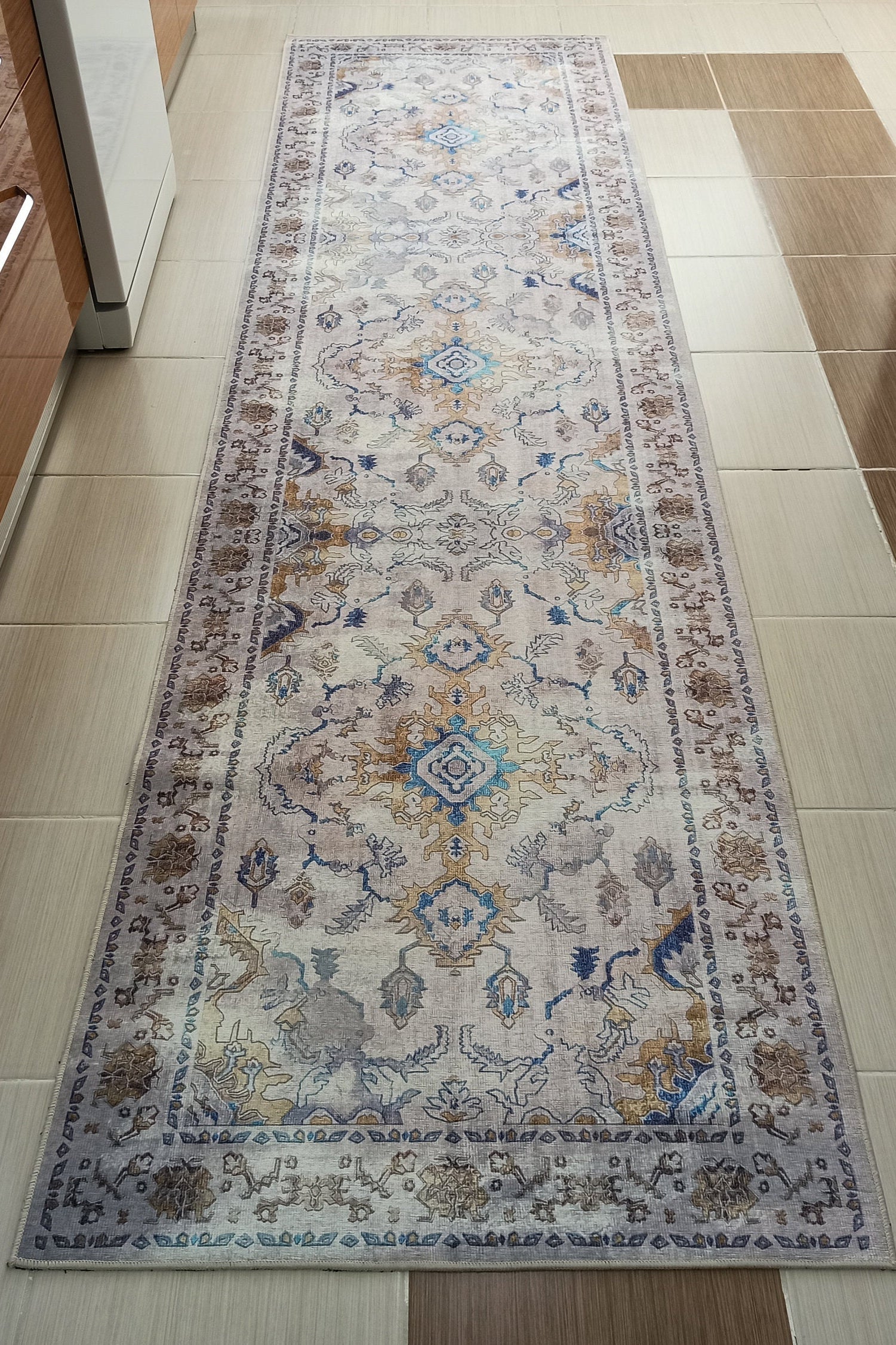 Rala Rug Turkish Oushak Faded Beige Rug