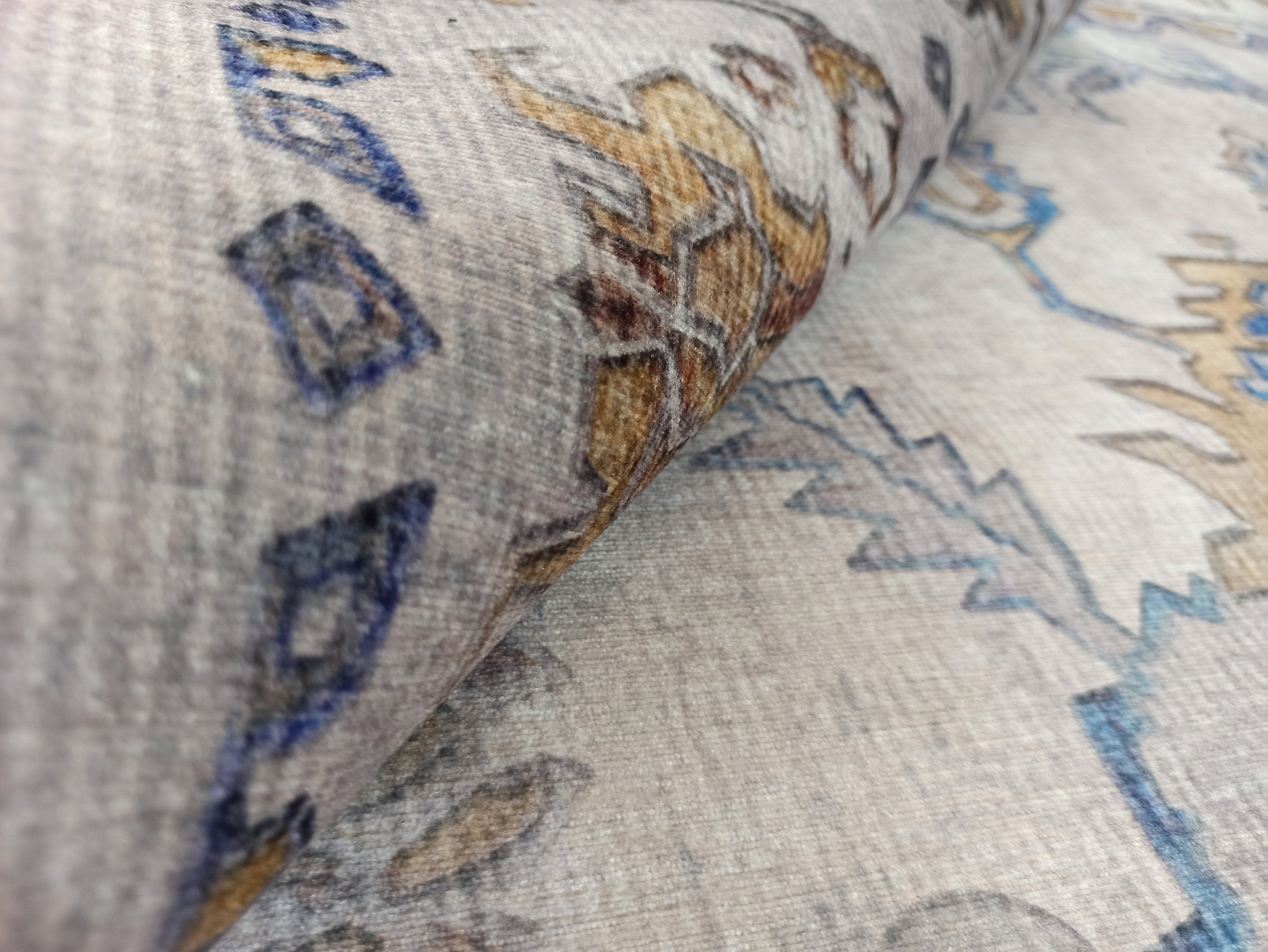 Rala Rug Turkish Oushak Faded Beige Rug