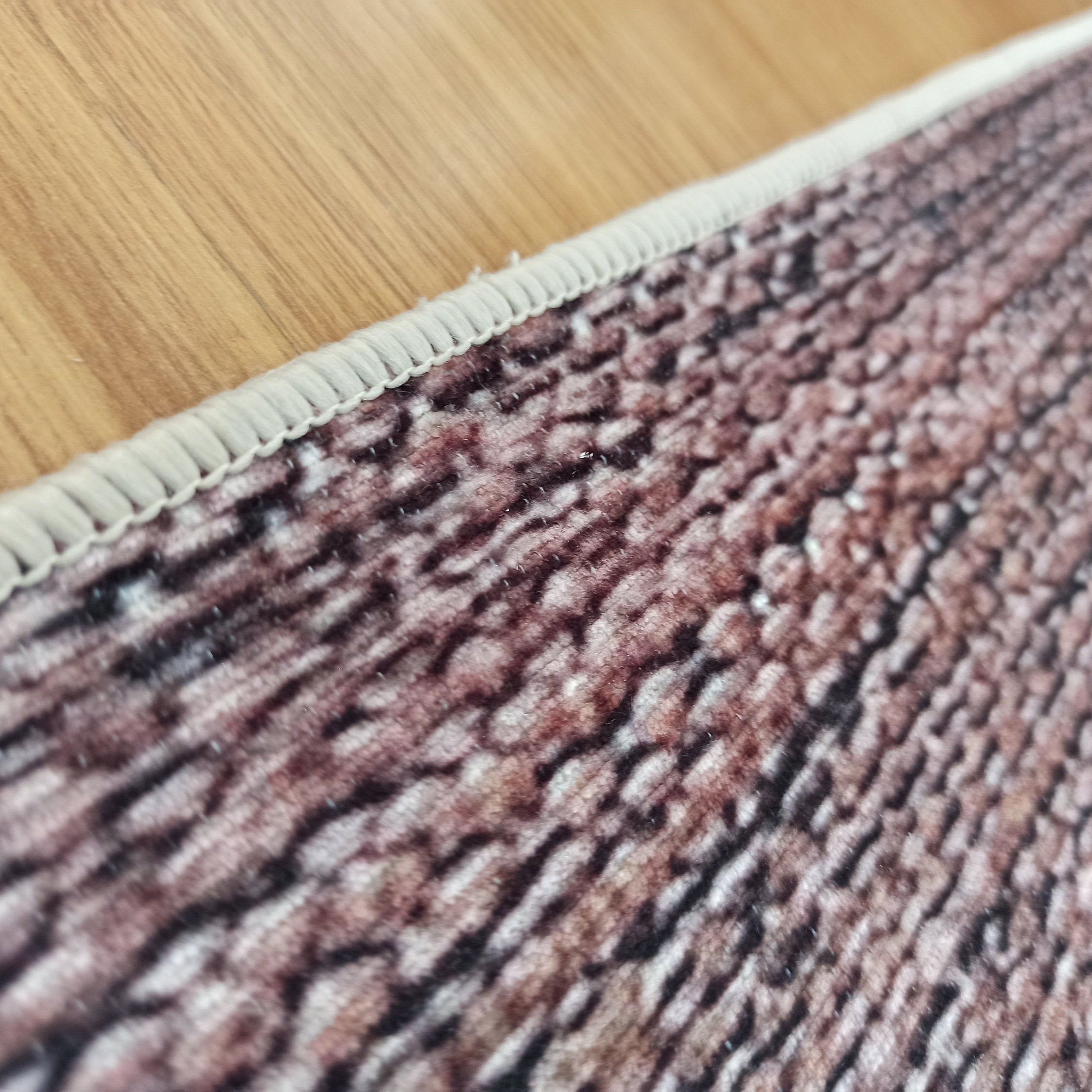 Rana Rug Kilim Design Brown Beige Striped Rug