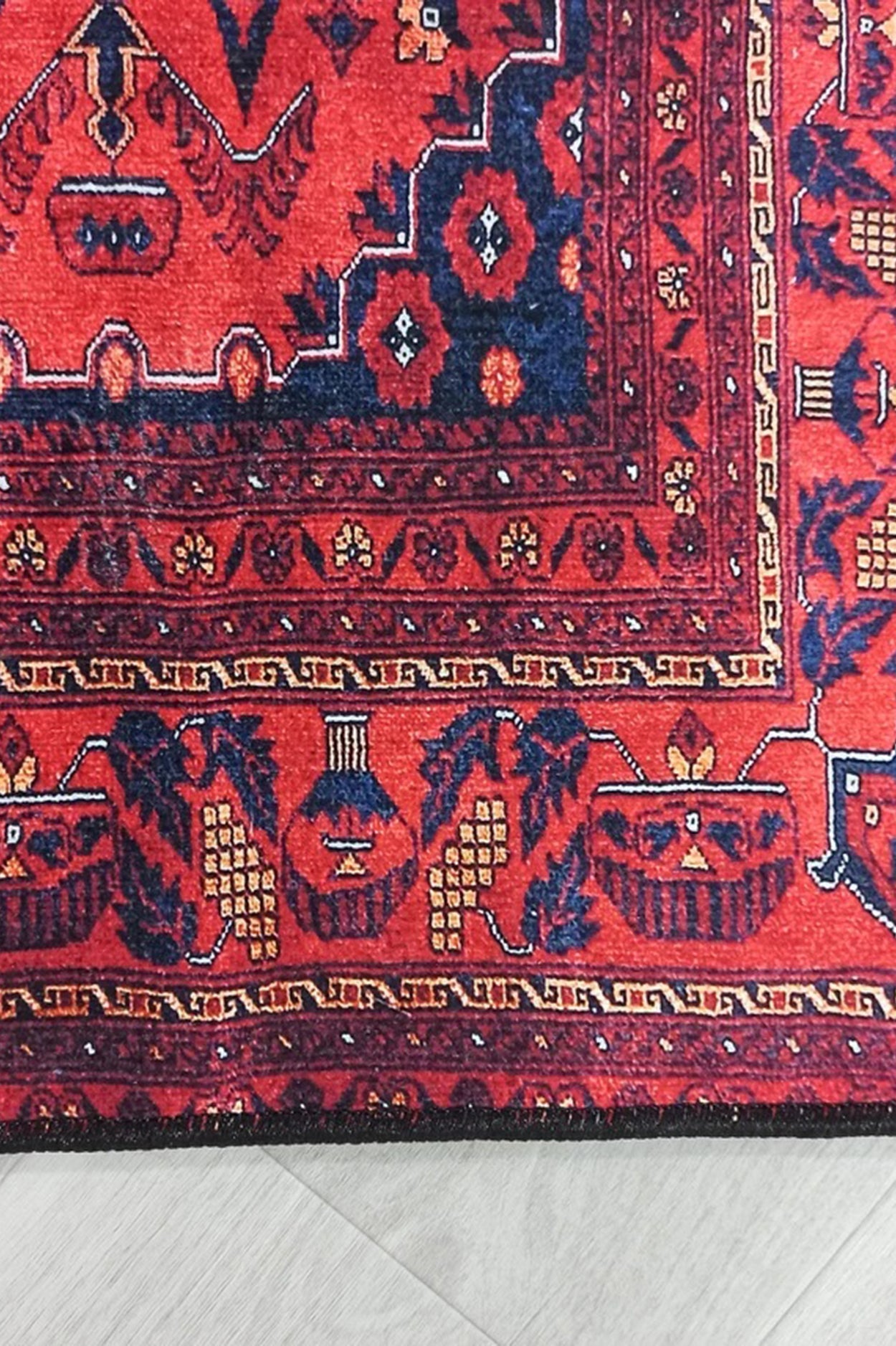 Rania Red Afghan Turkish Rug