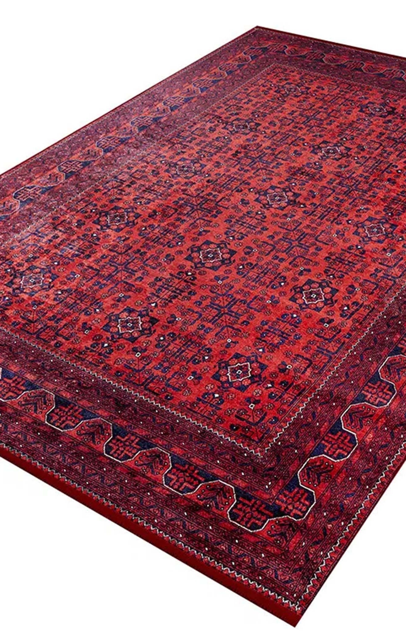Rasha Rug Red Afghan Oriental Rug