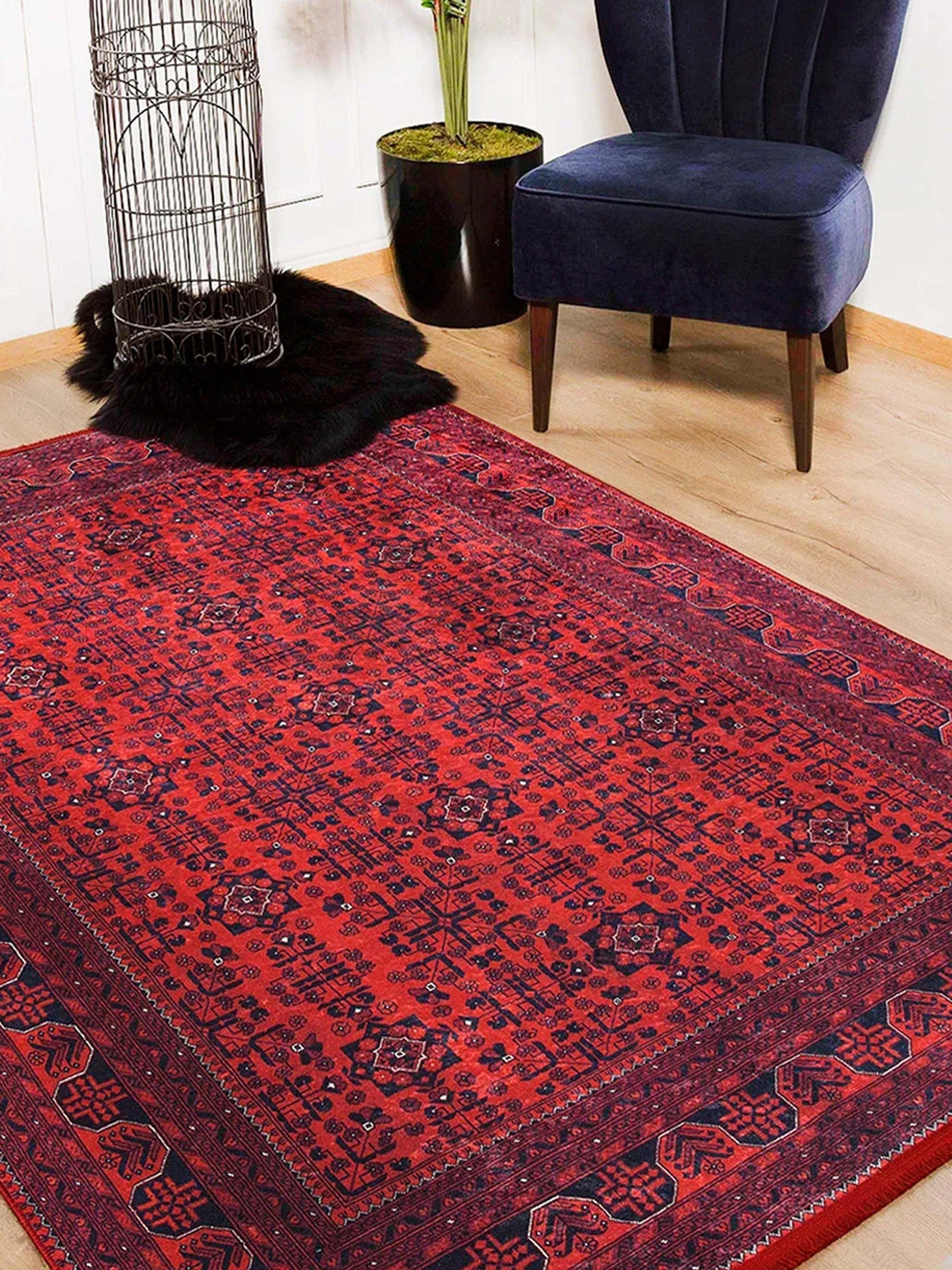 Rasha Rug Red Afghan Oriental Rug